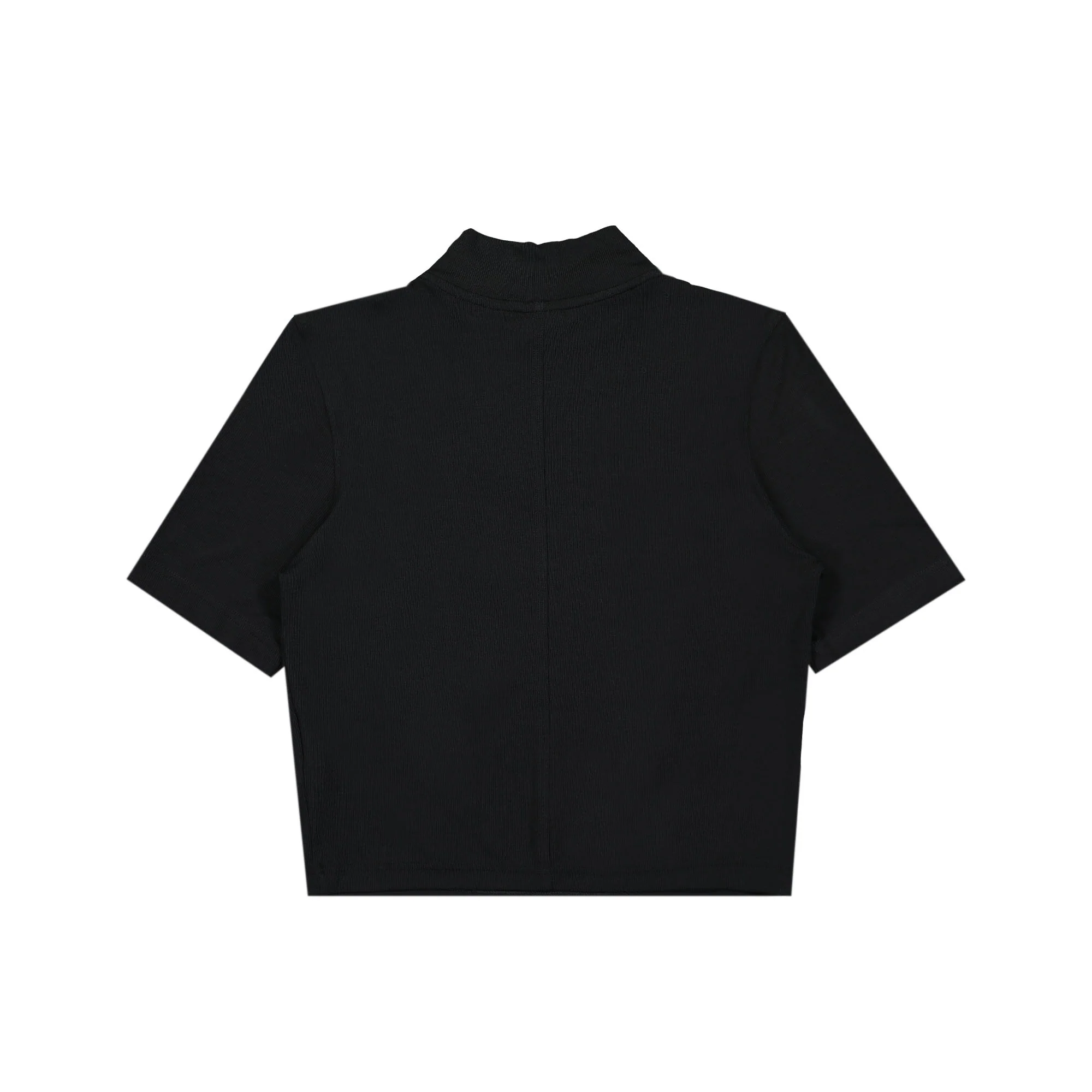 W nsw Essentials Rib Mock Neck Short Sleeve Top - Image 2
