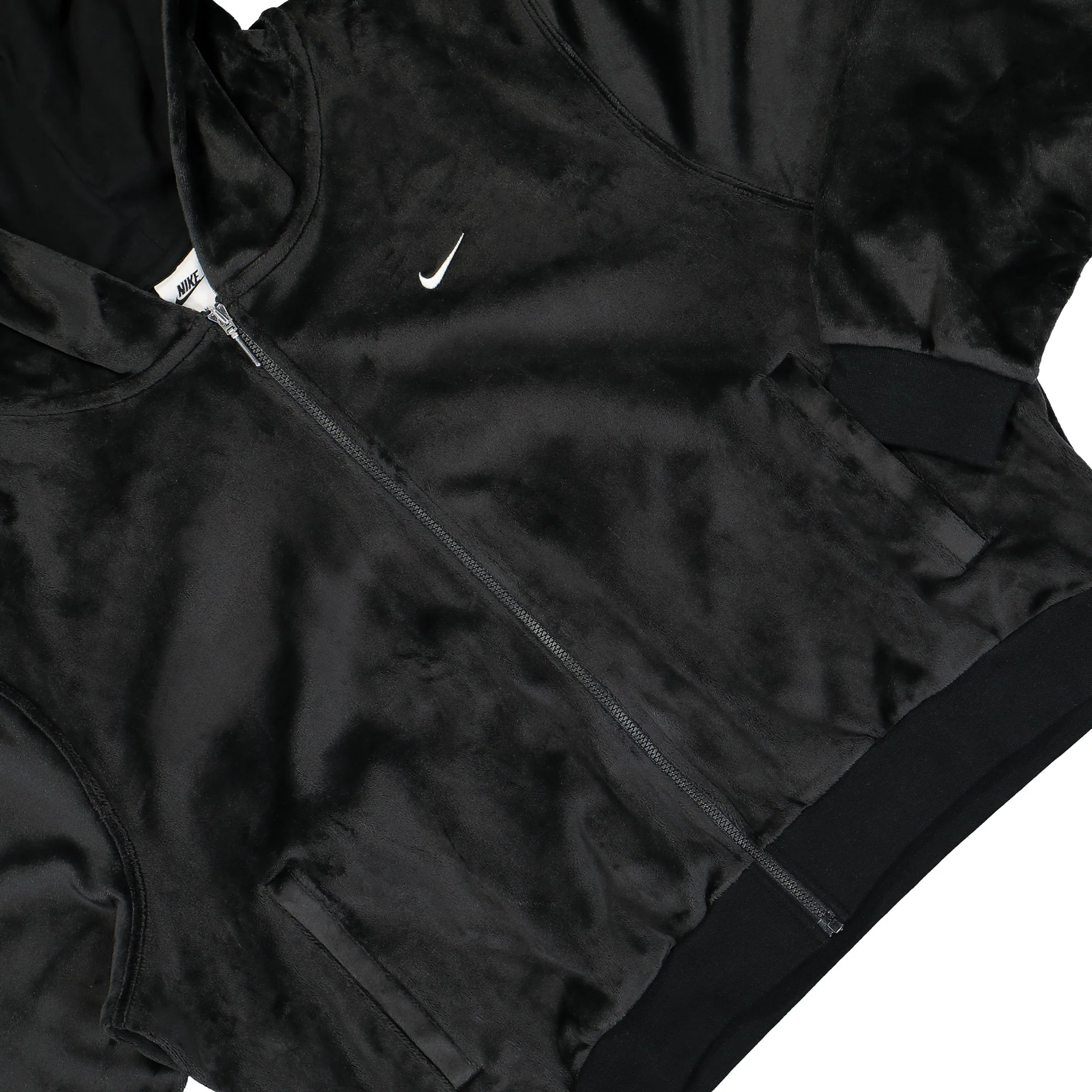 W Sportswear Chill Knit Loose Velour Full Zip Hoodie - Image 6