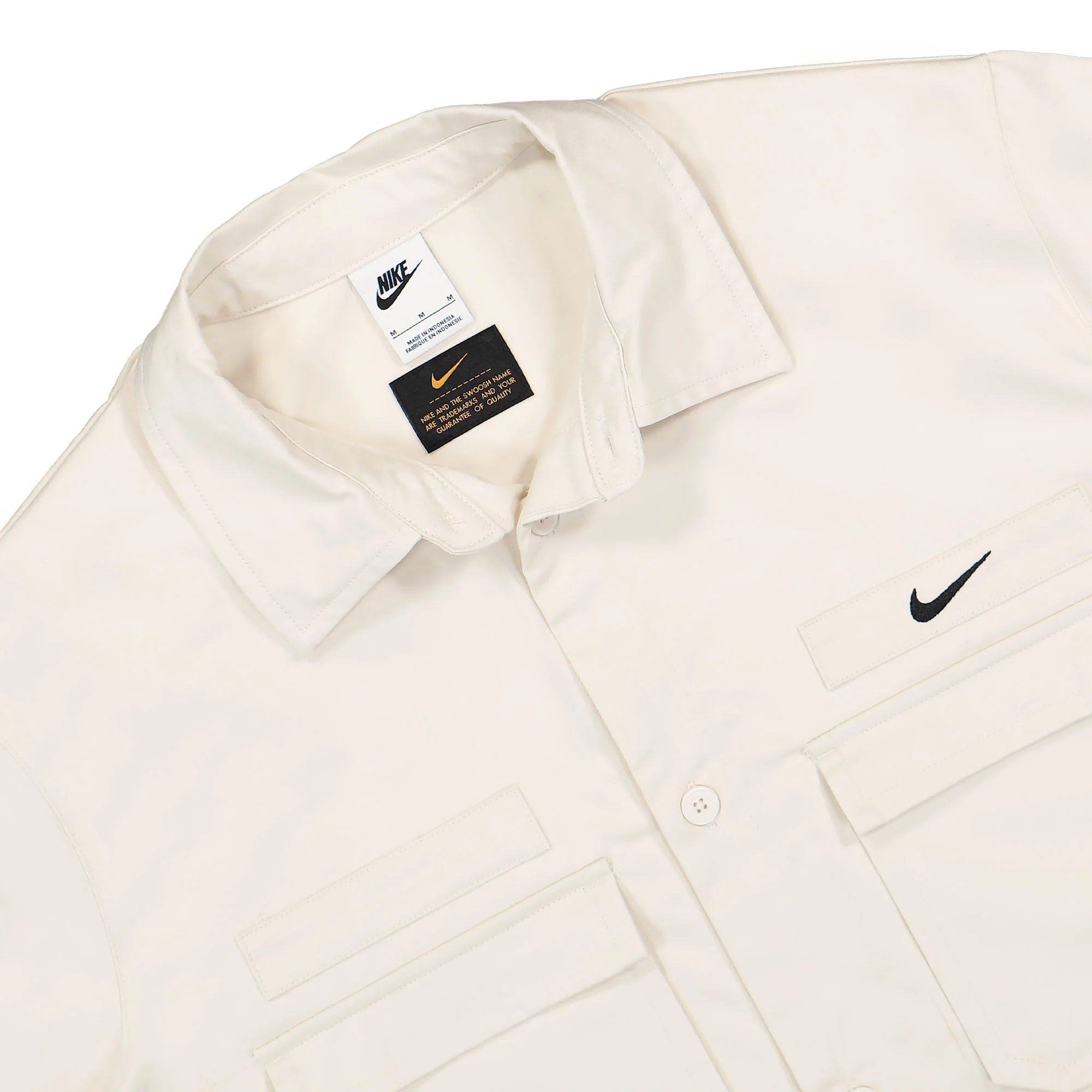 Woven Military Short Sleeve Button Down Shirt - Image 3