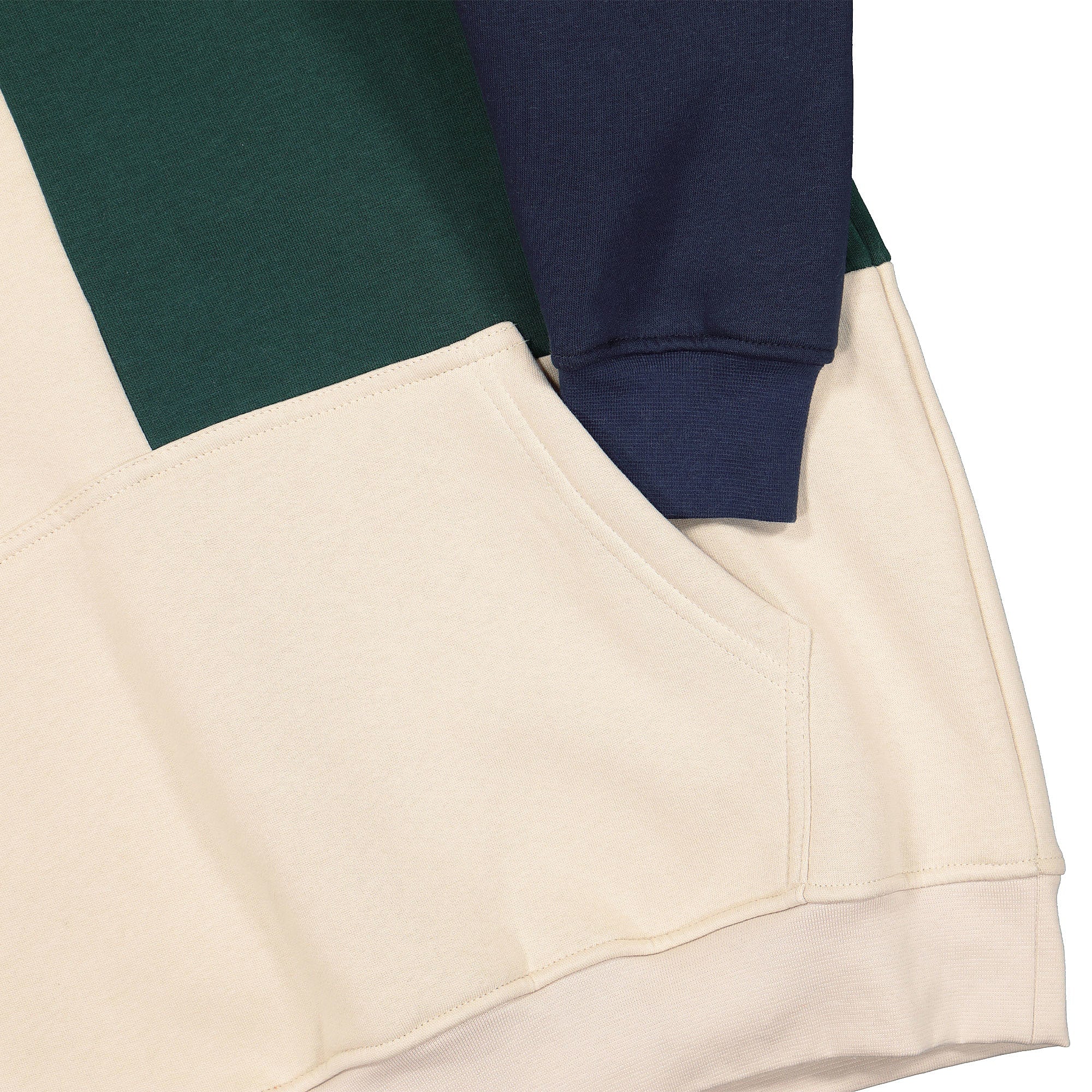 colorblock hoodie fleece - Image 4