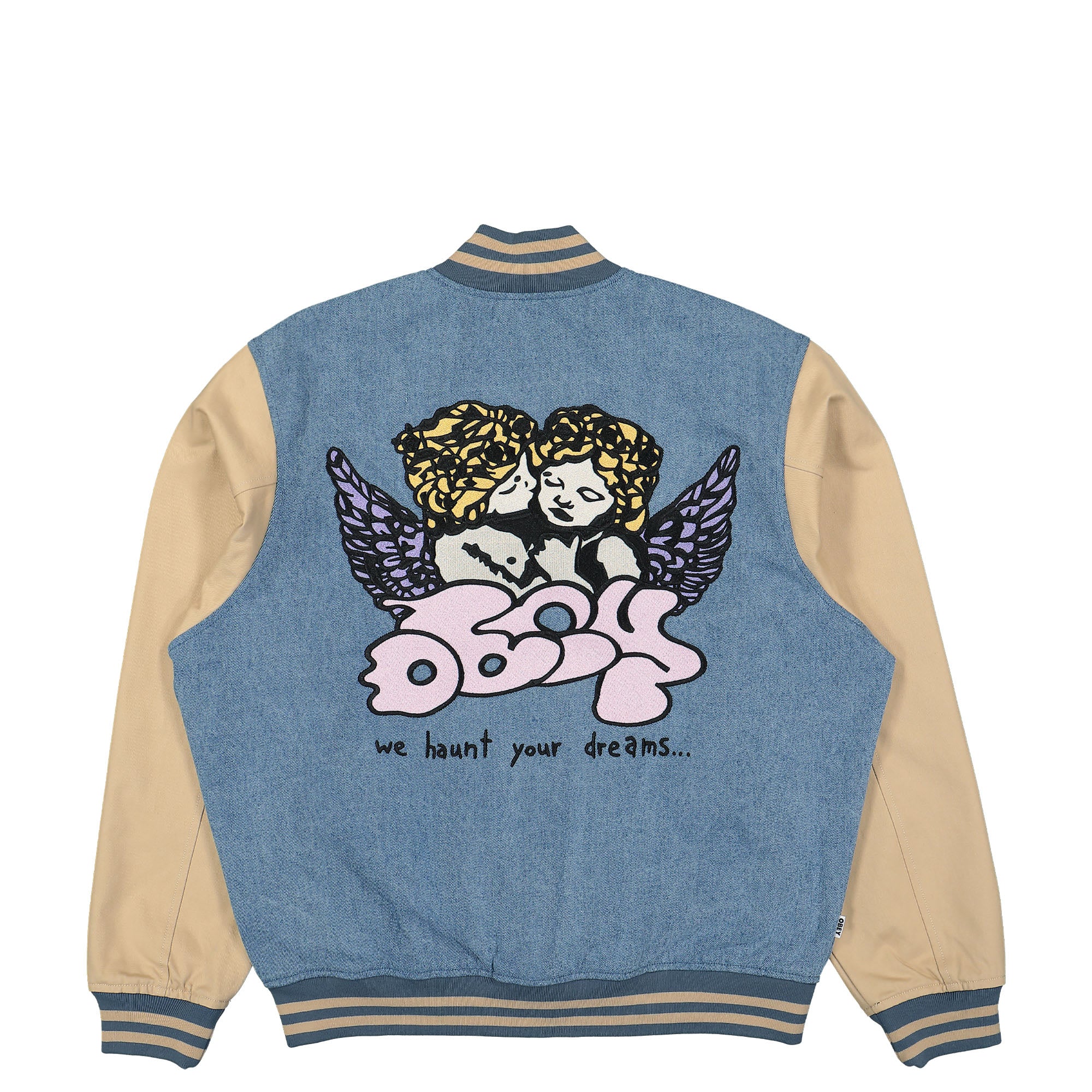 Care Denim Varsity Jacket - Image 3