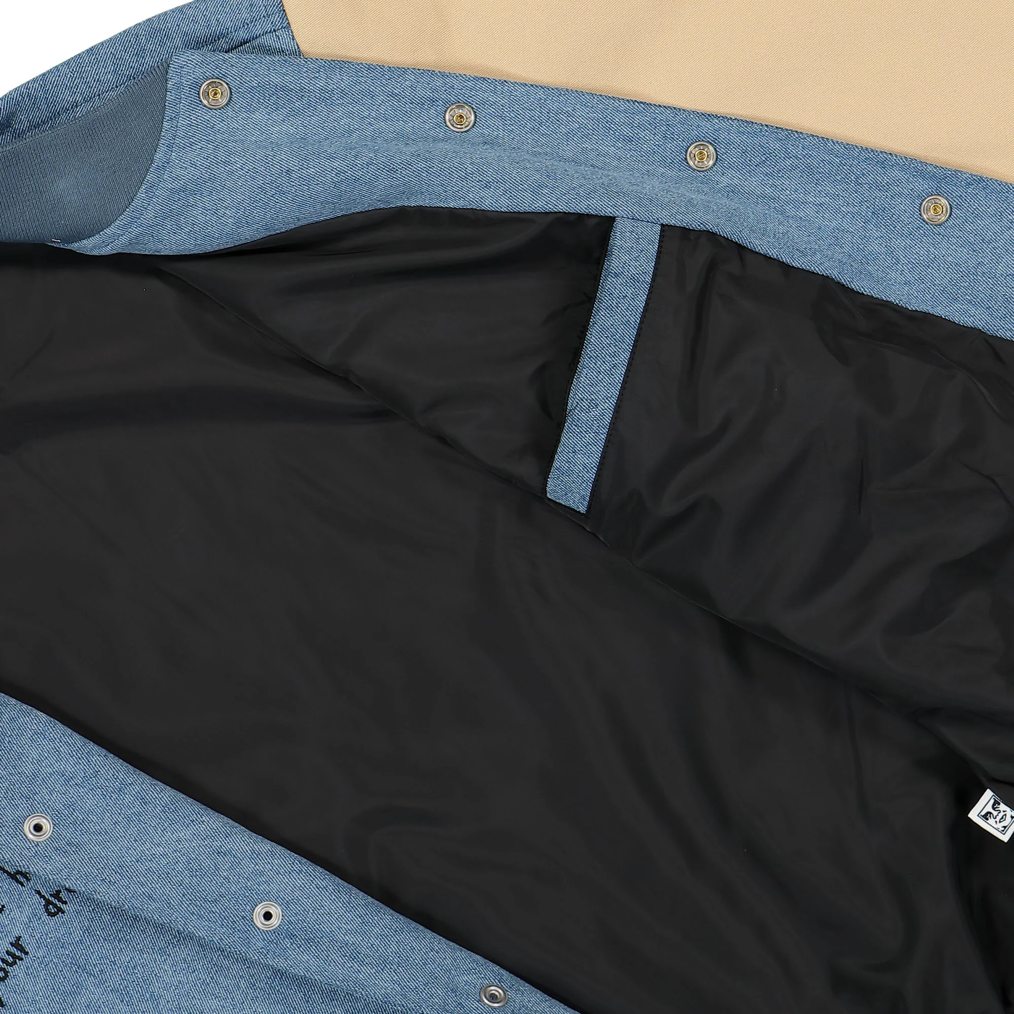 Care Denim Varsity Jacket - Image 6