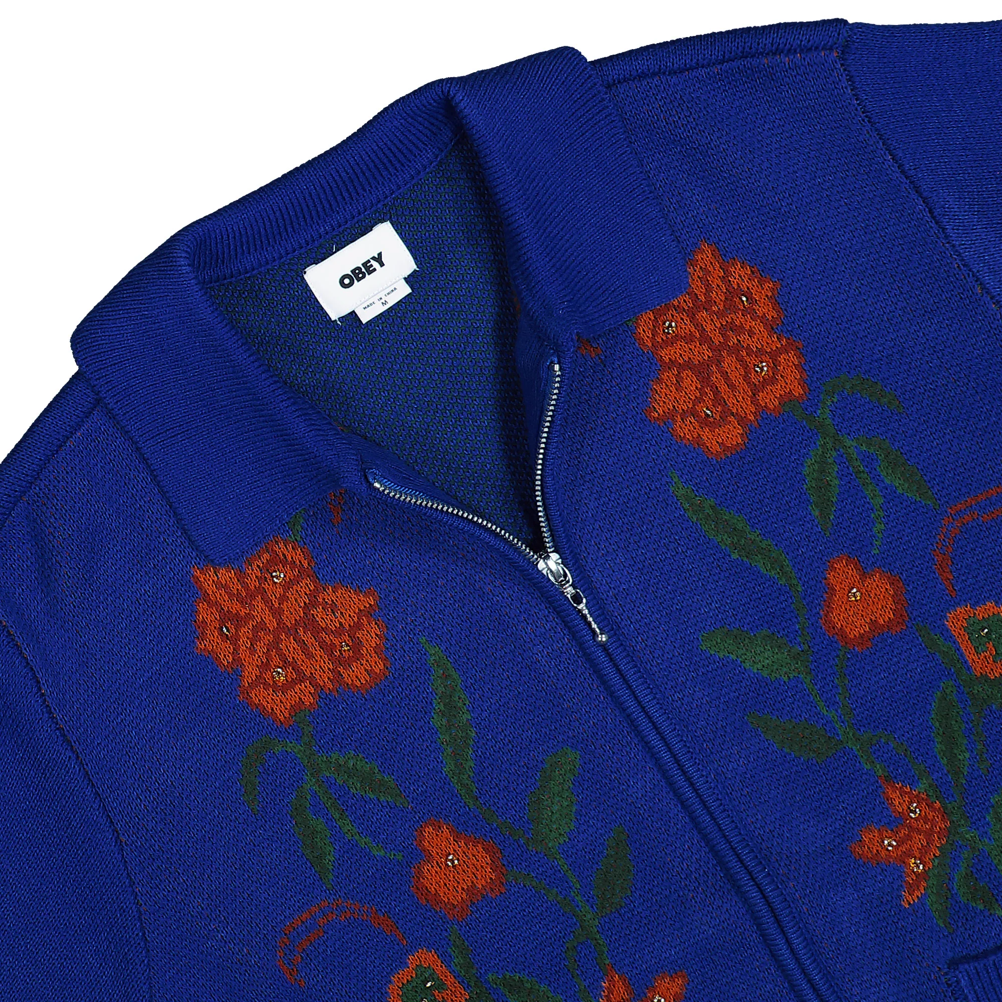 Floral Zip Cardigan - Image 4