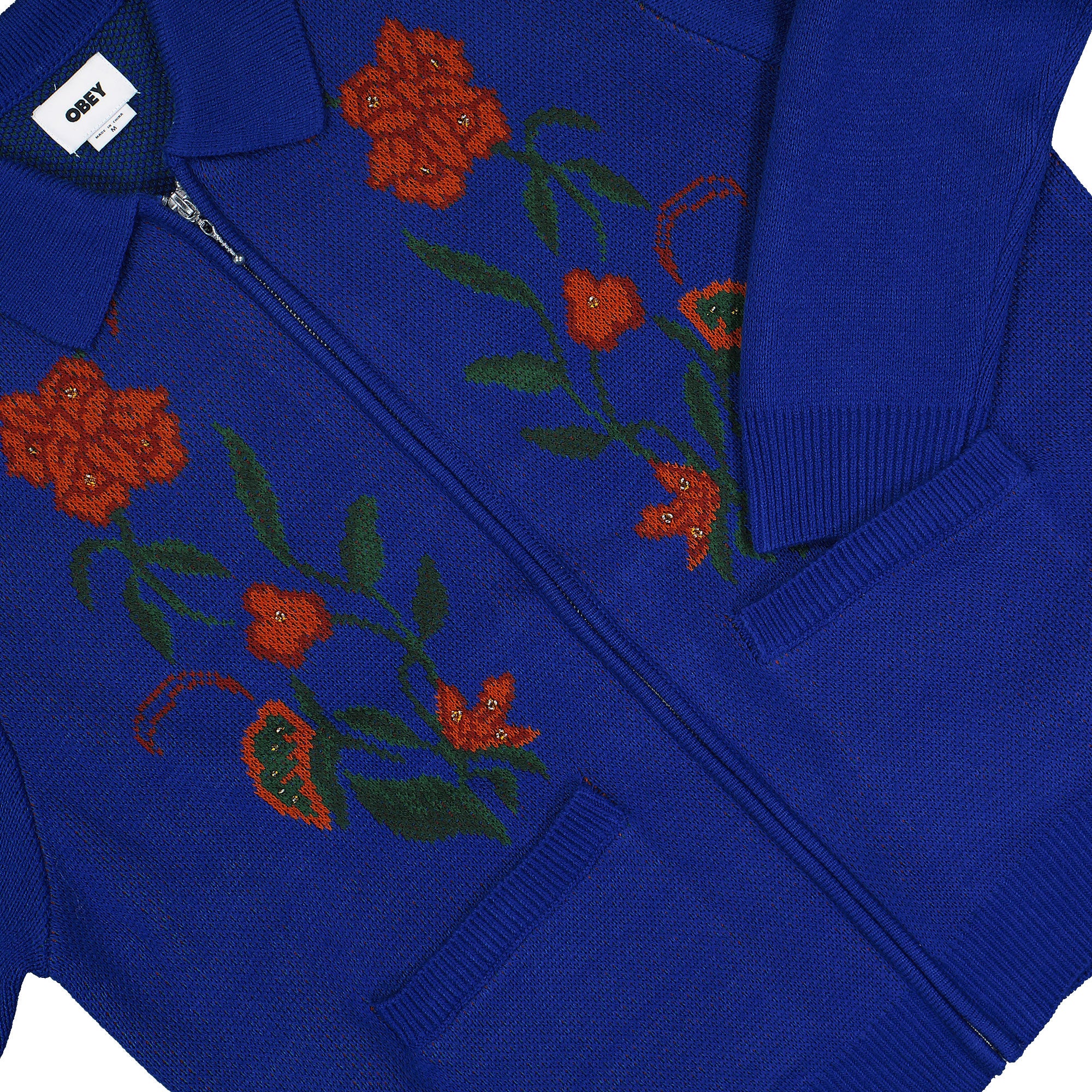 Floral Zip Cardigan - Image 5