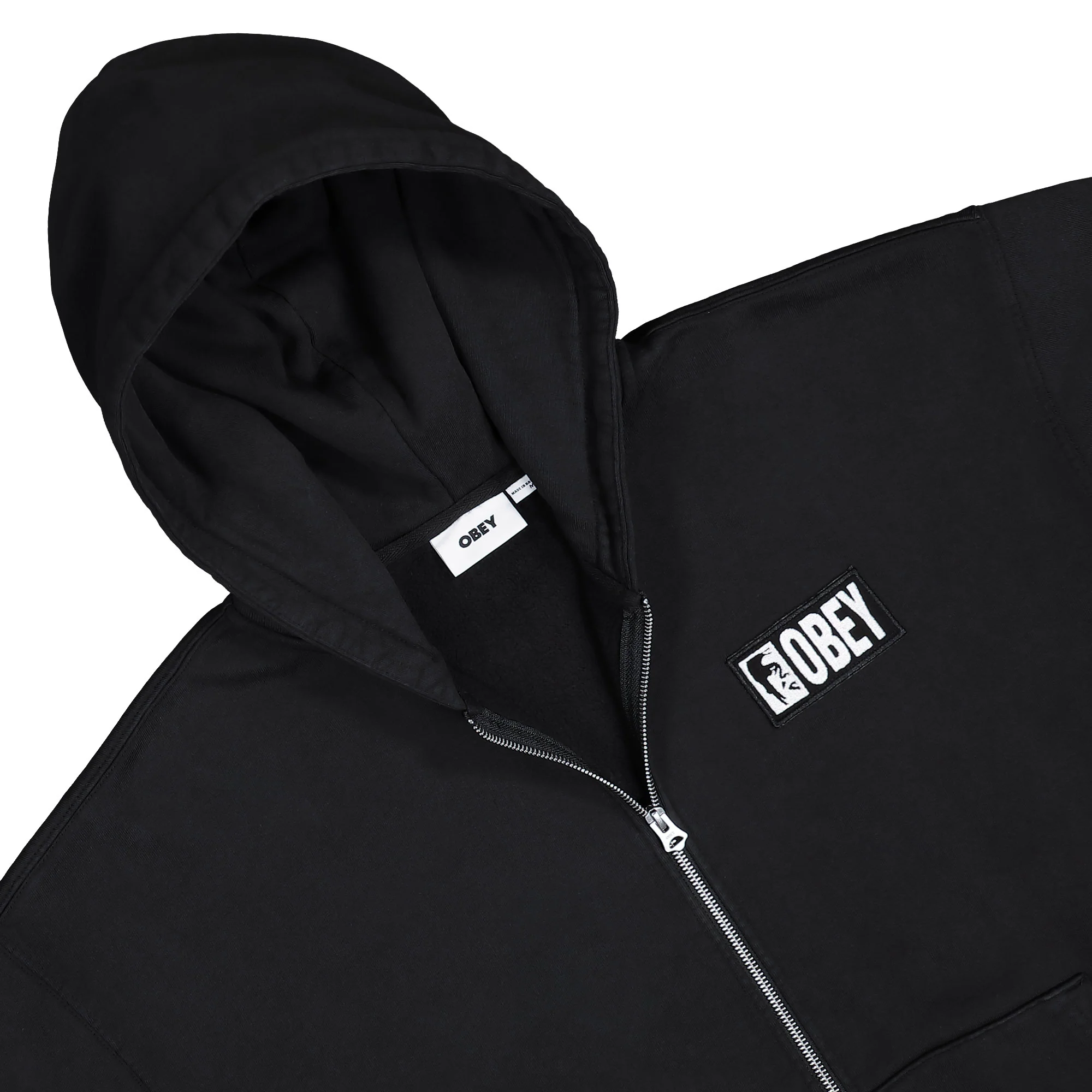Margin Faded Zip Hood - Image 3