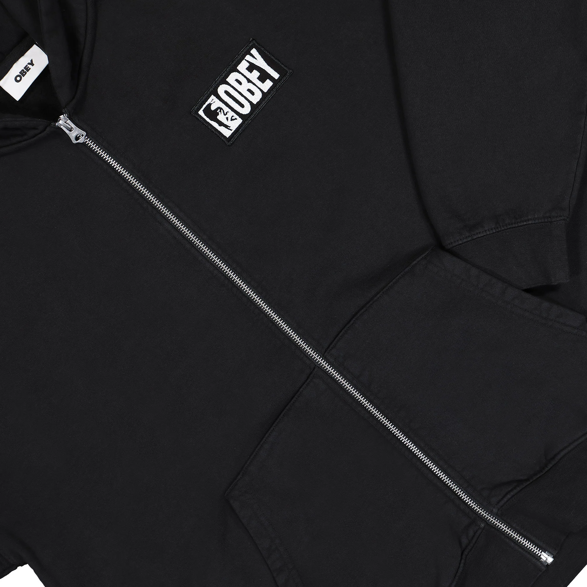 Margin Faded Zip Hood - Image 4