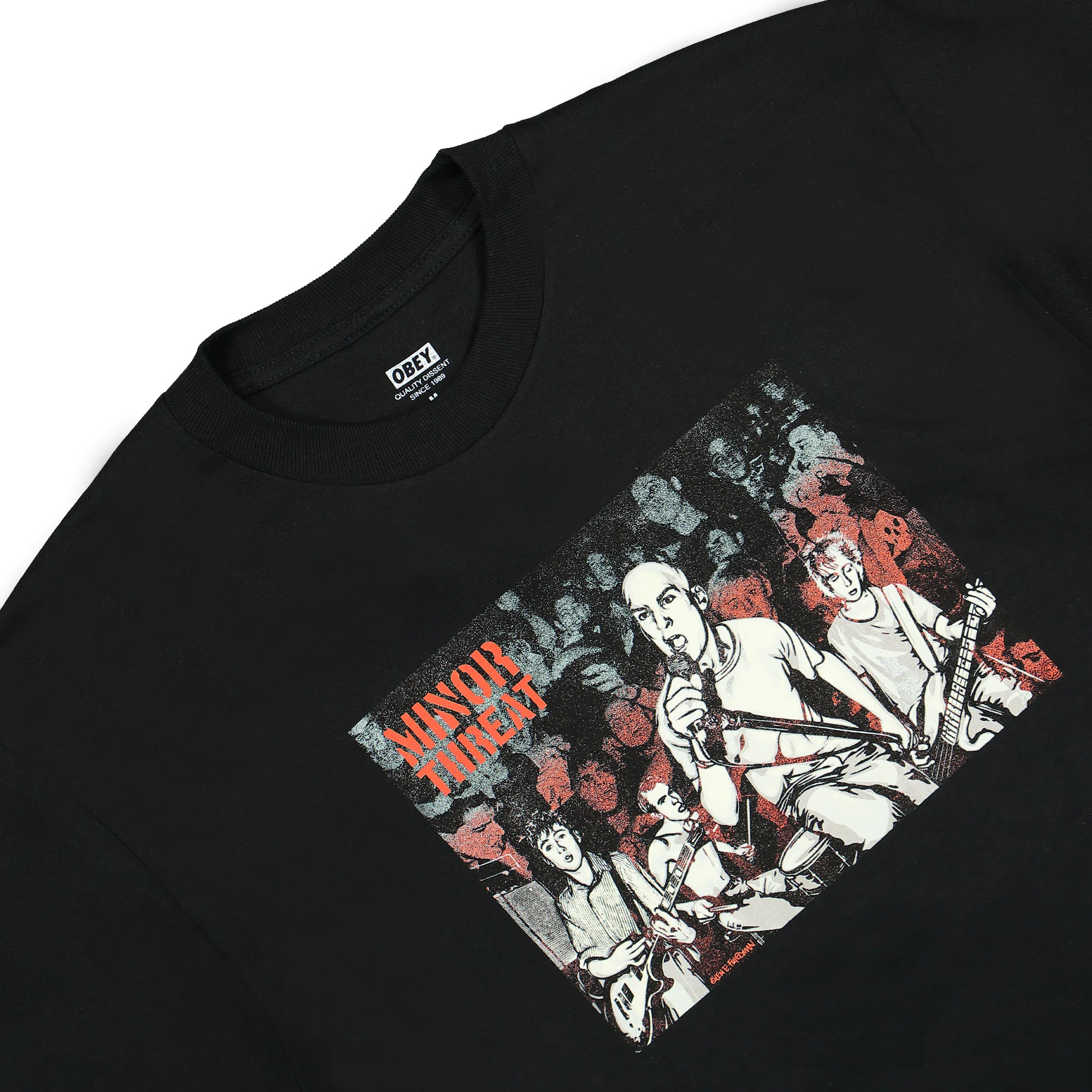 Minor Threat x Obey Gef just A Minor Threat Tee - Image 2