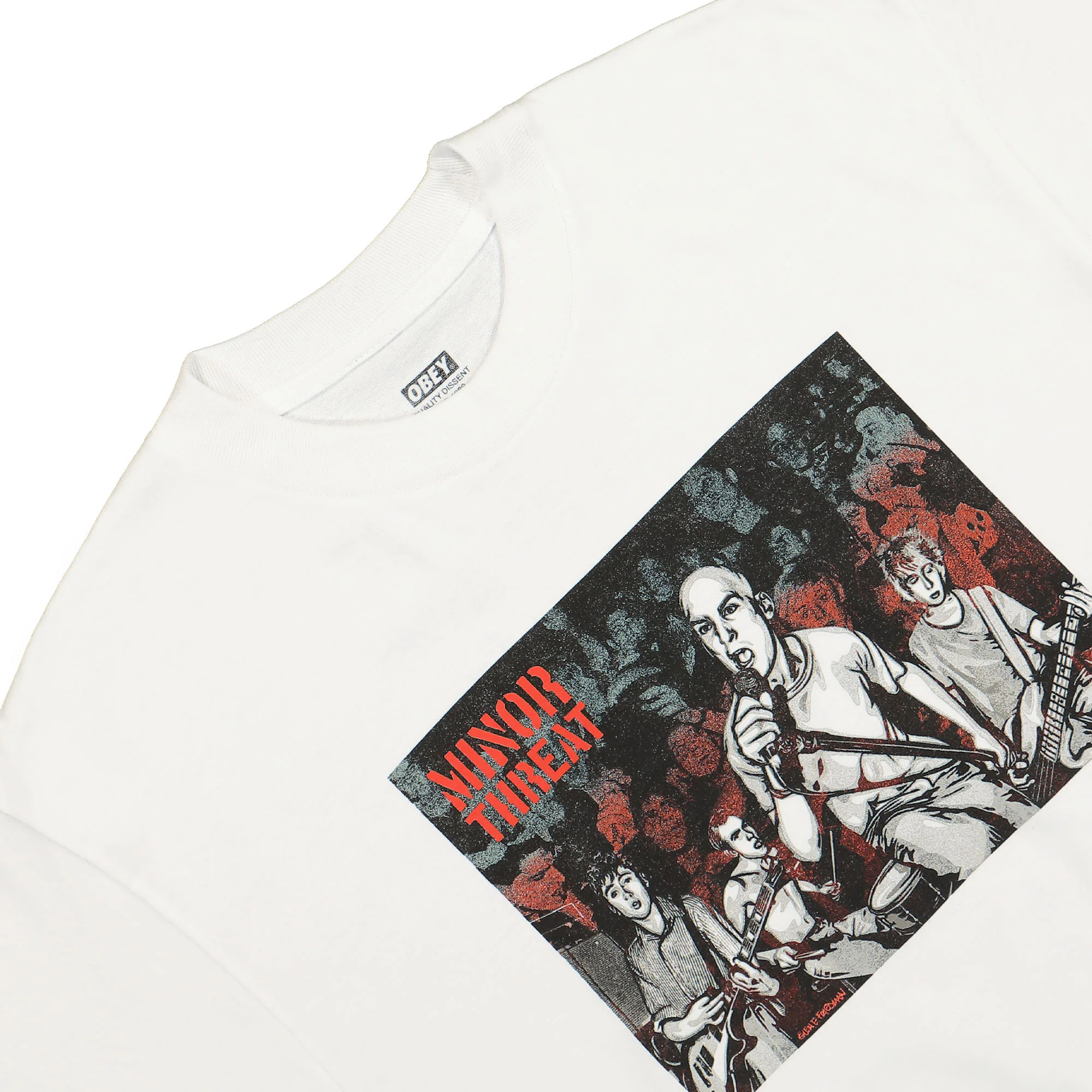 Minor Threat x Obey Gef just A Minor Threat Tee - Image 2