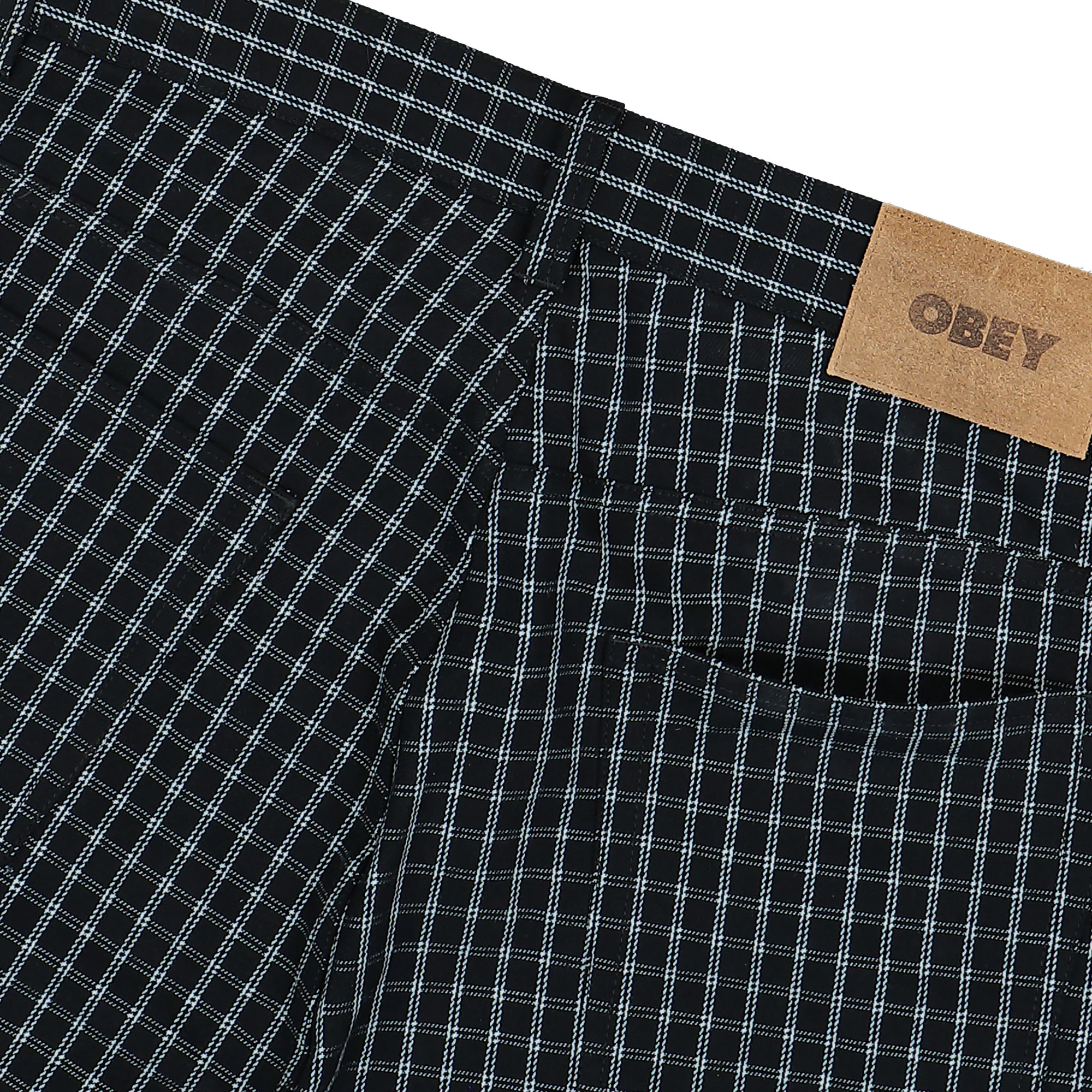 Plaid Baggy Denim Short - Image 5