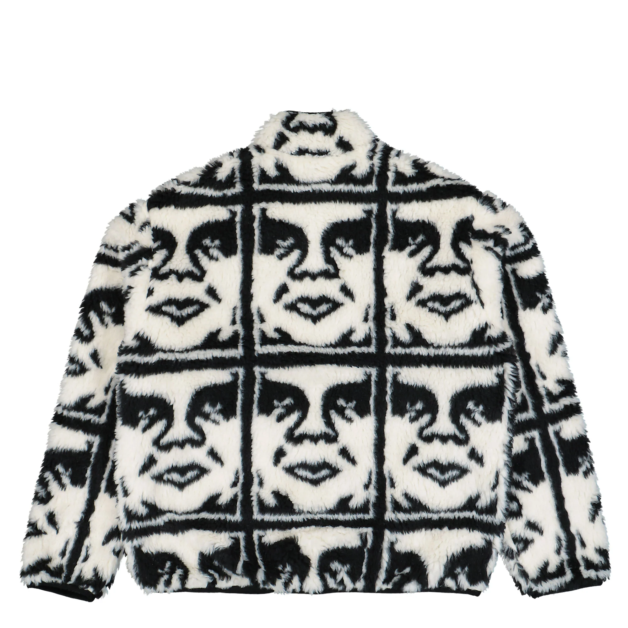 Repeated Icon Sherpa Jacket - Image 2