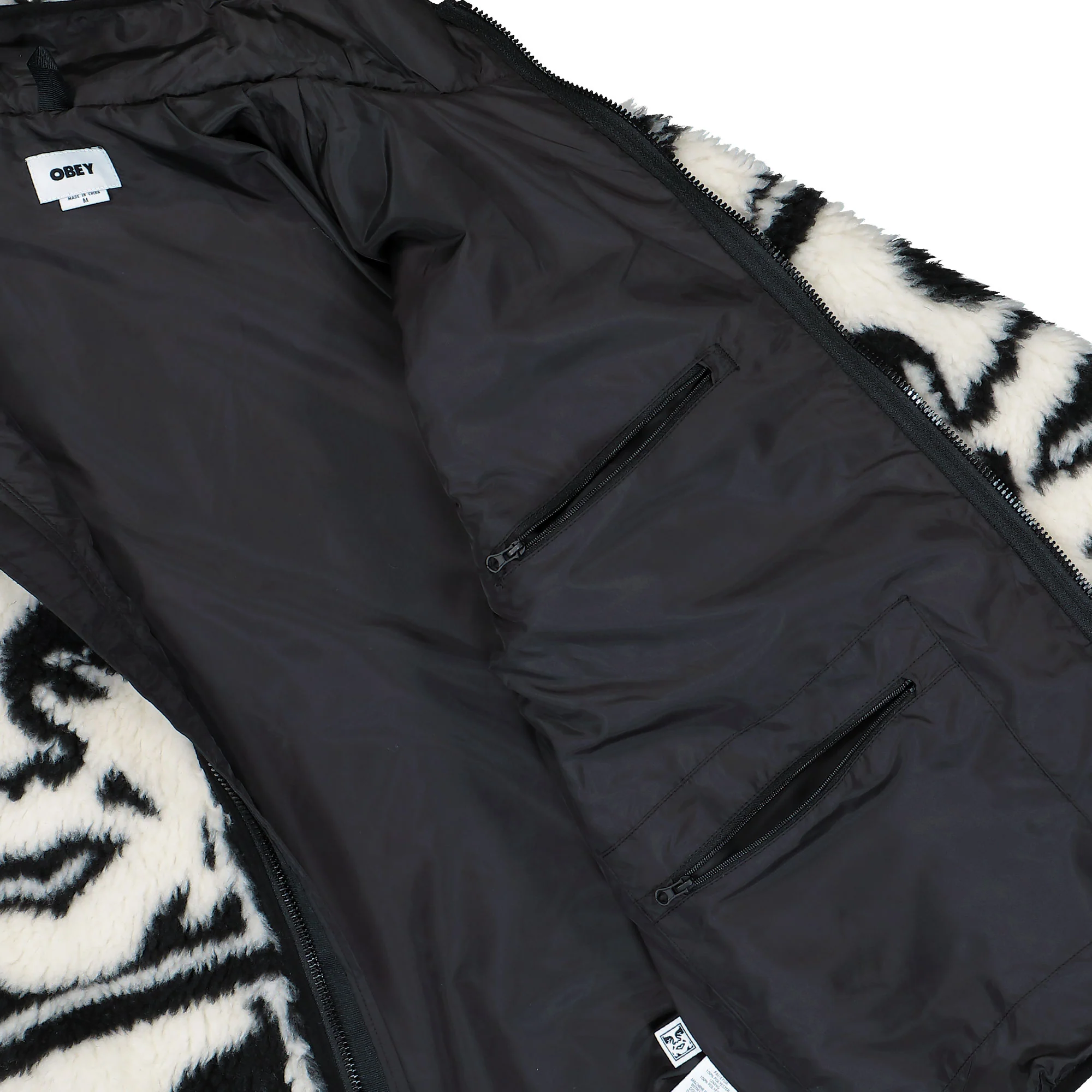 Repeated Icon Sherpa Jacket - Image 6