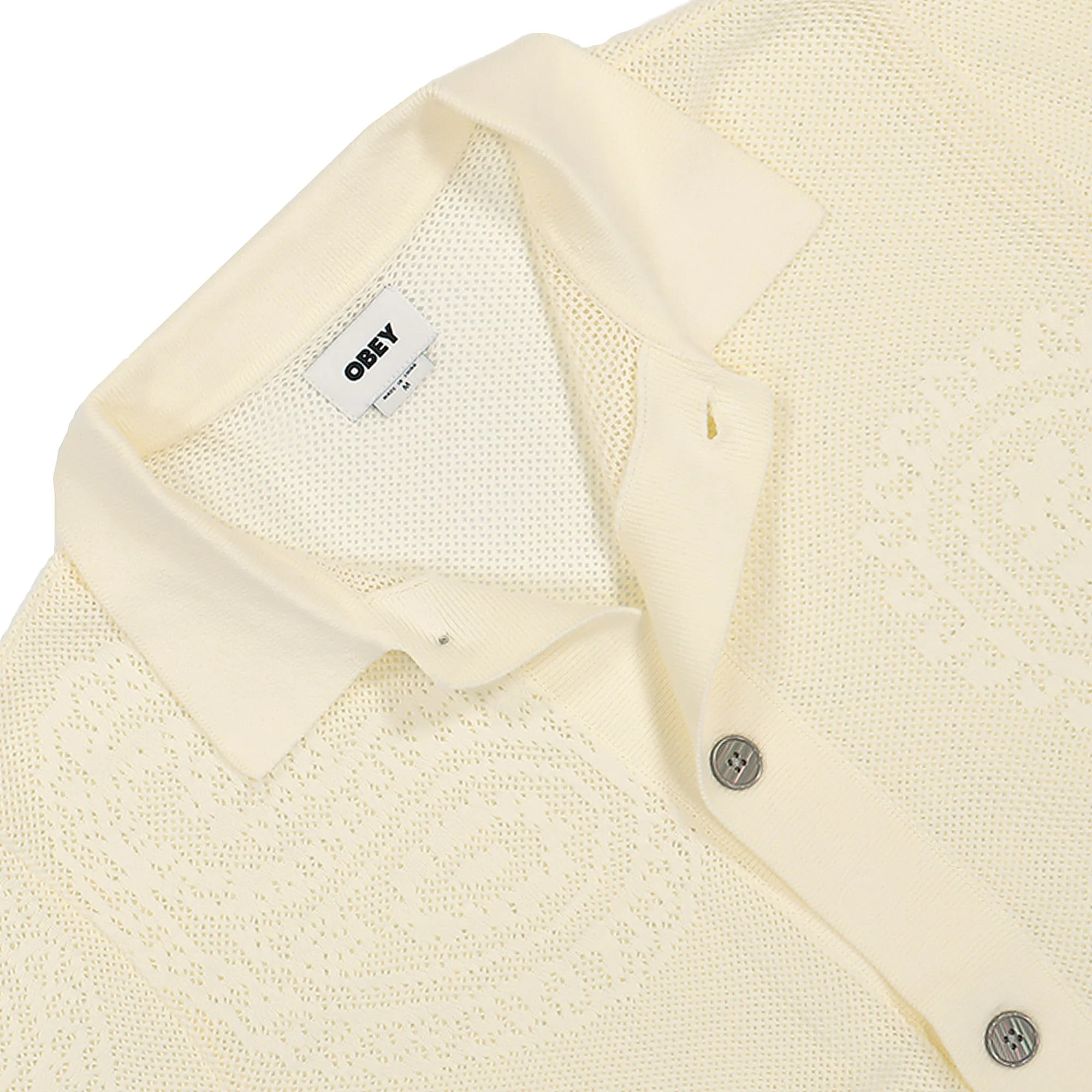 Tear Drop Open Knit Shirt - Image 3