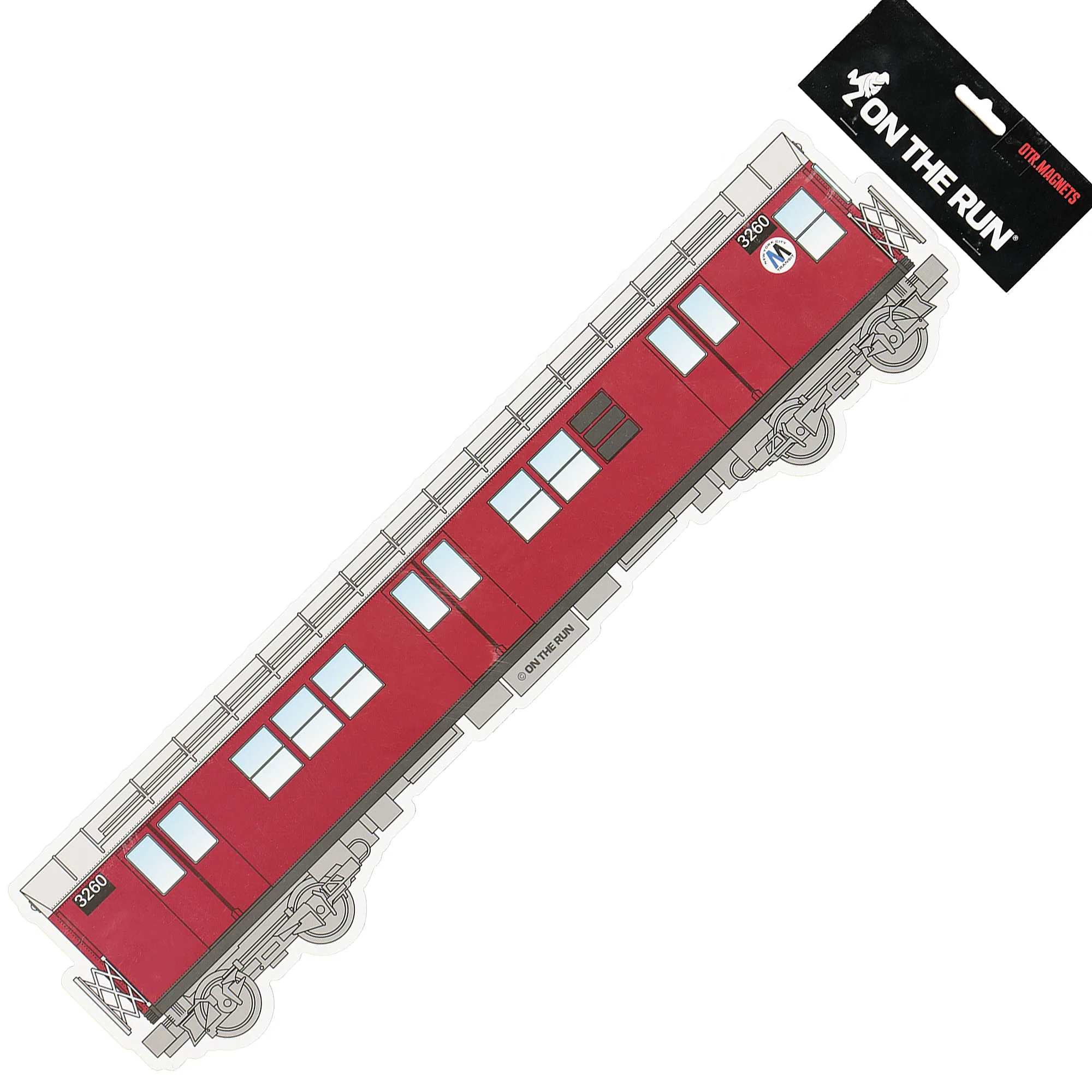 magnet new york subway xl red - Image 2