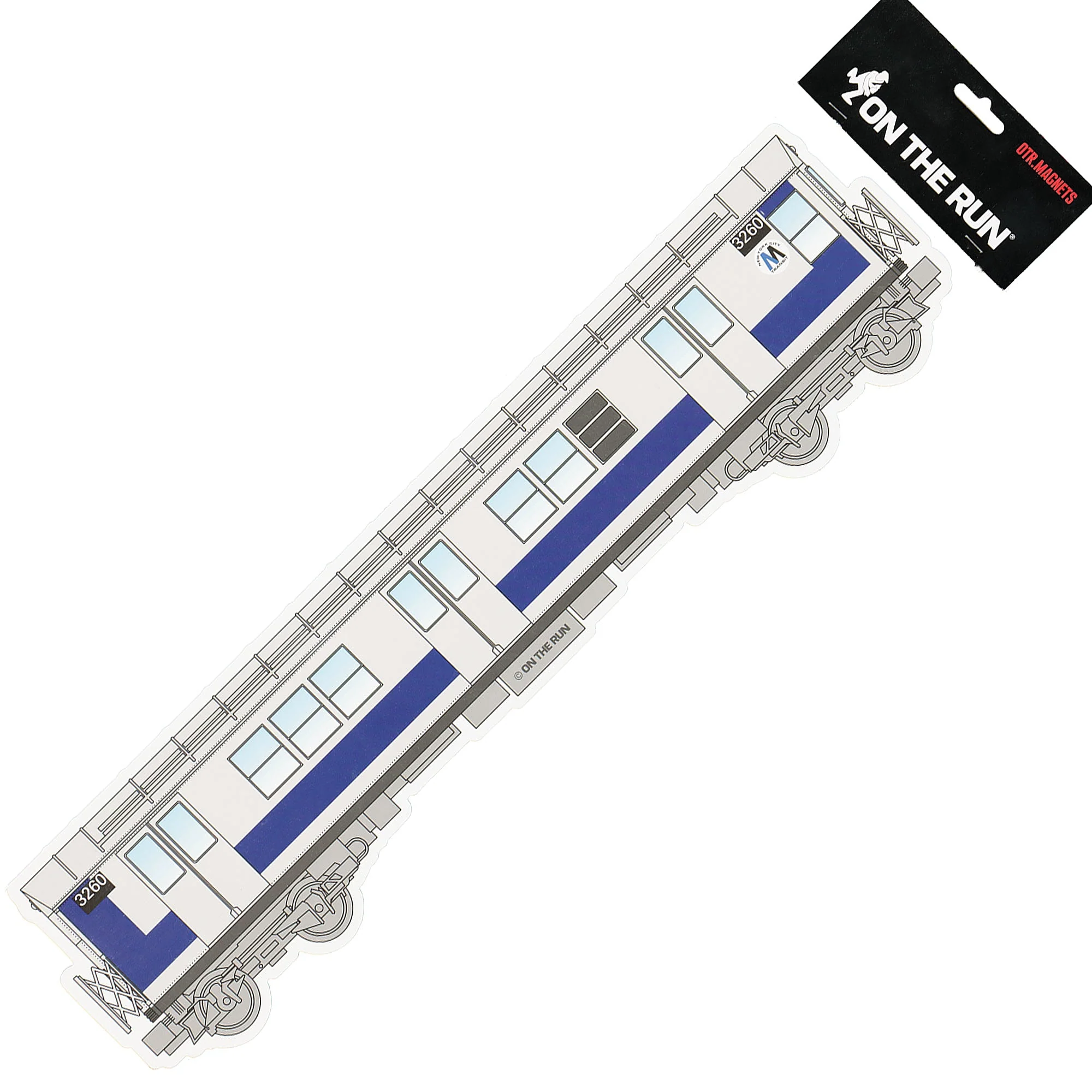 magnet new york subway xl silver - Image 2