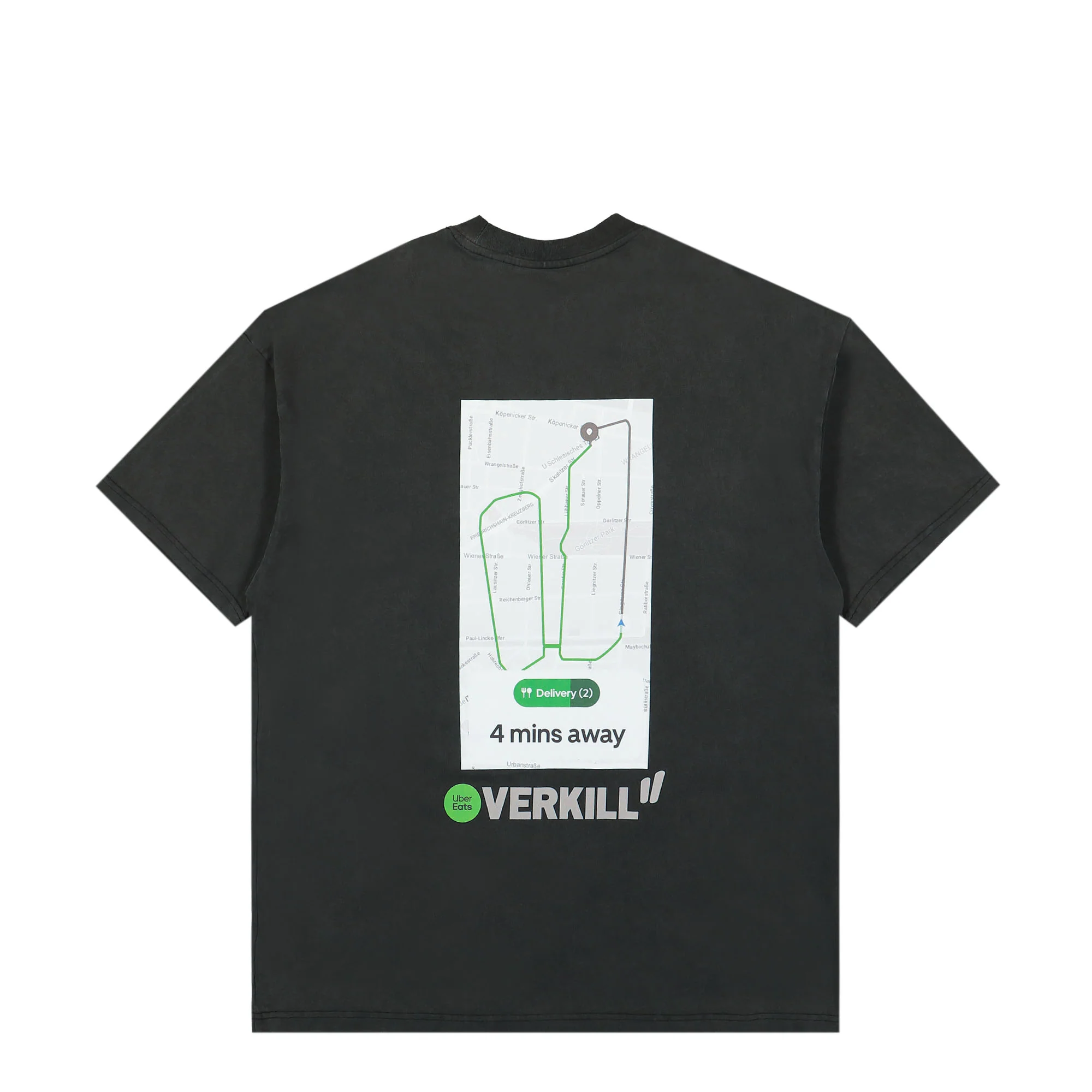 Uber Eats Delivery Map Tee - Image 3