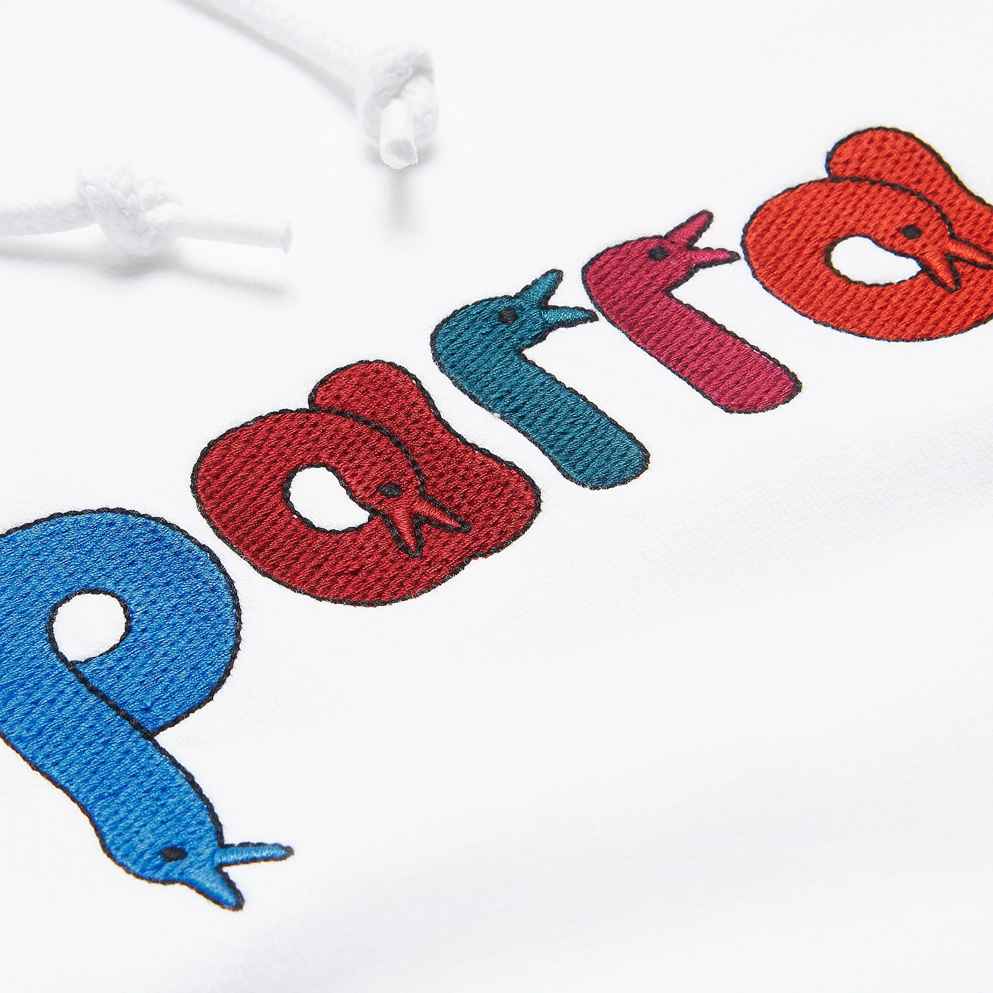 Bird Face Font Hooded Sweatshirt - Image 2