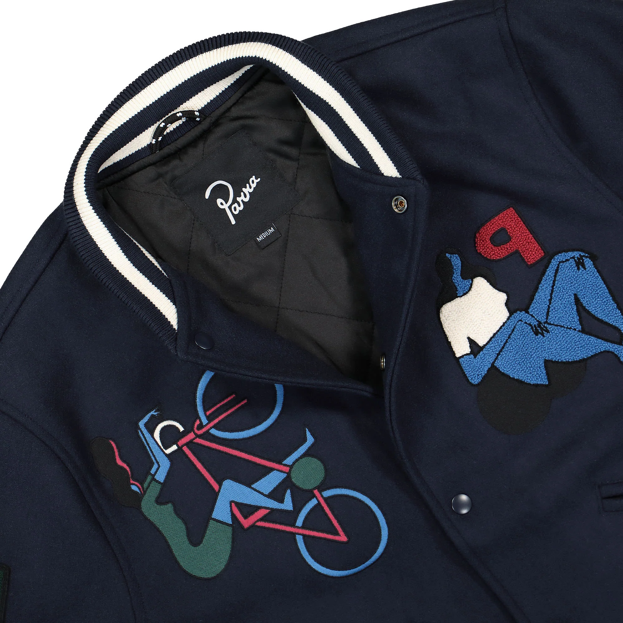 Run Sit & Bike Varsity Jacket - Image 2
