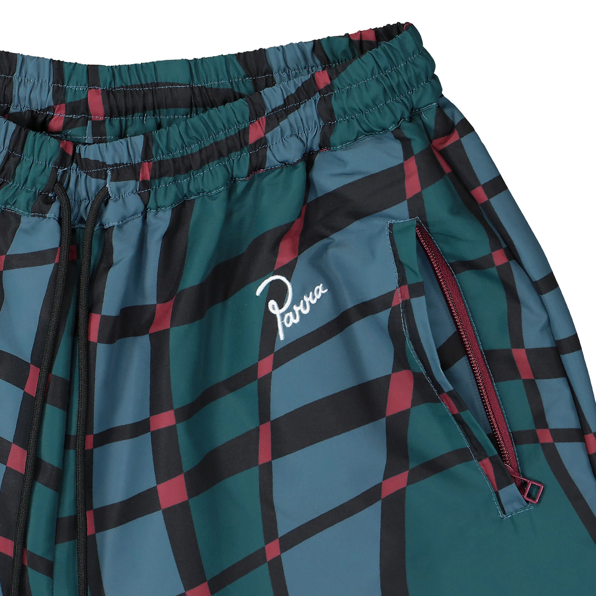 Squared Waves Pattern Track Pants - Image 4
