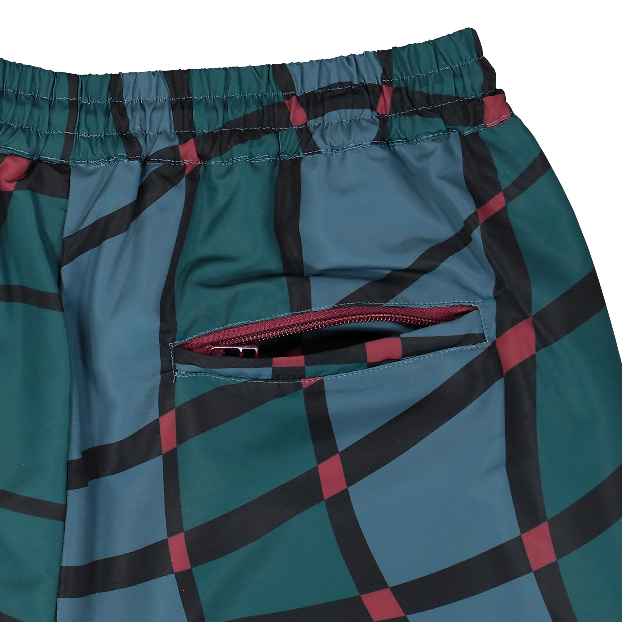 Squared Waves Pattern Track Pants - Image 5