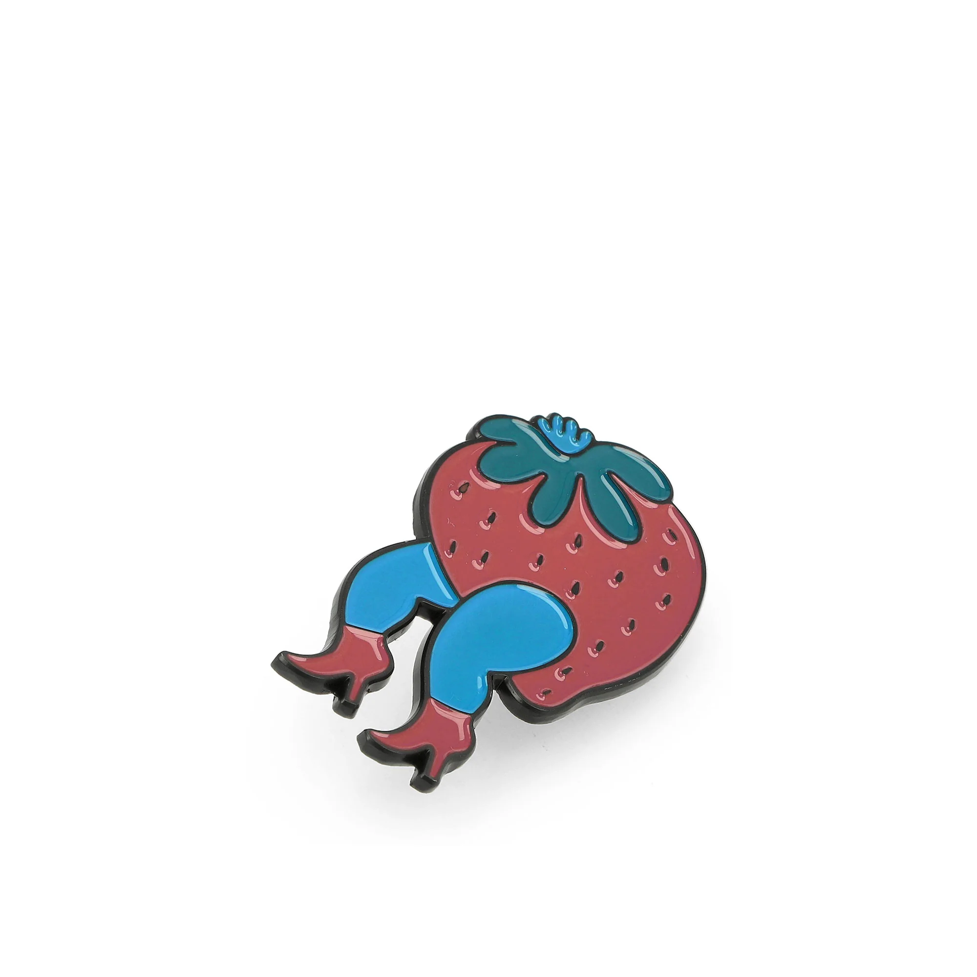 Stupid Strawberry Enamel Pin - Image 2