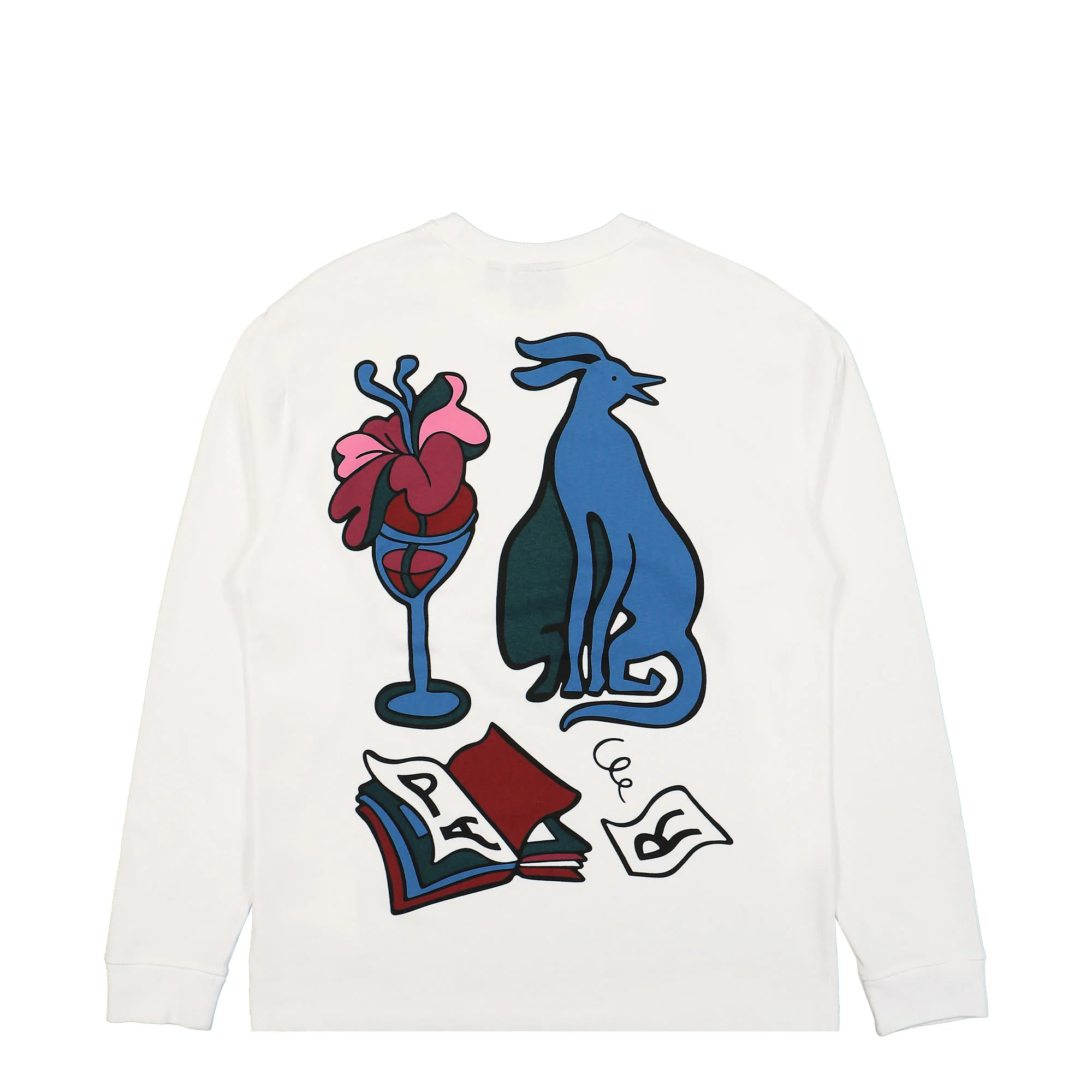 Wine And Books Long Sleeve T-Shirt - Image 3