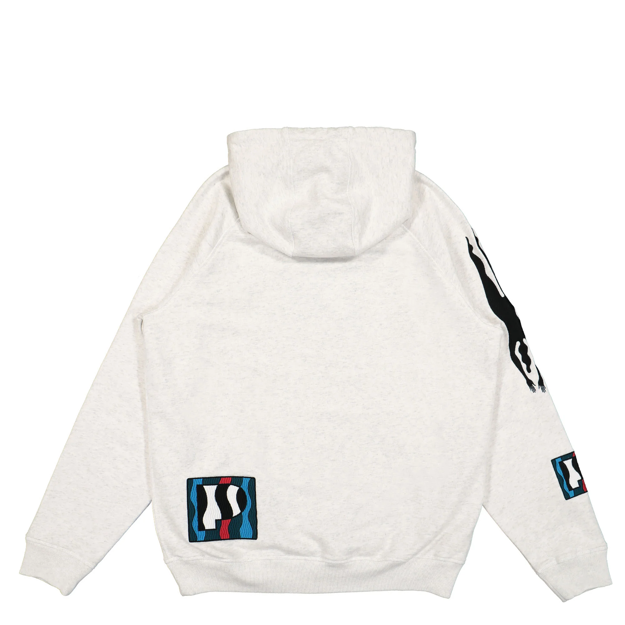 Zebra Striped P Hooded Sweatshirt - Image 3