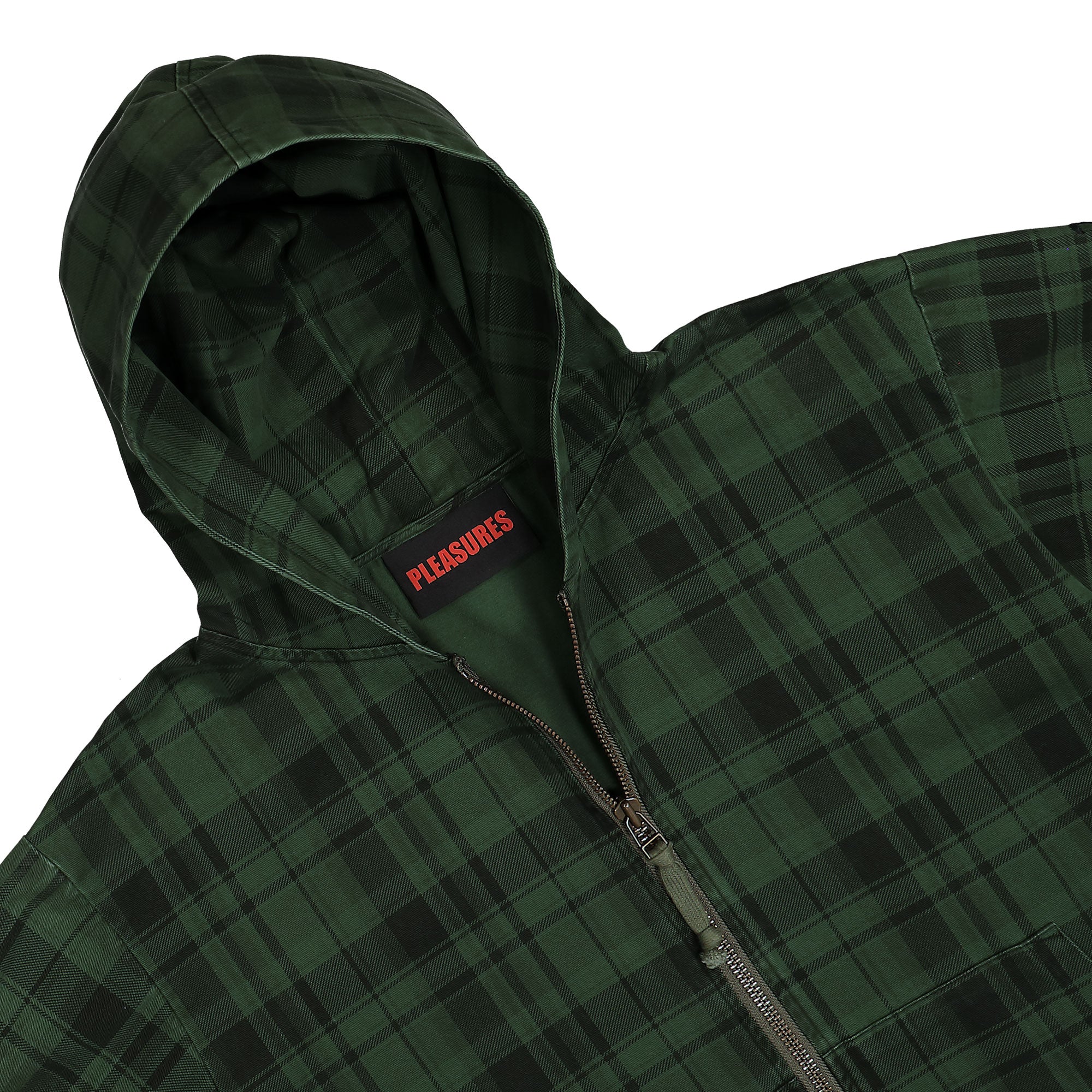 Dedicate Plaid Zip Poncho - Image 6