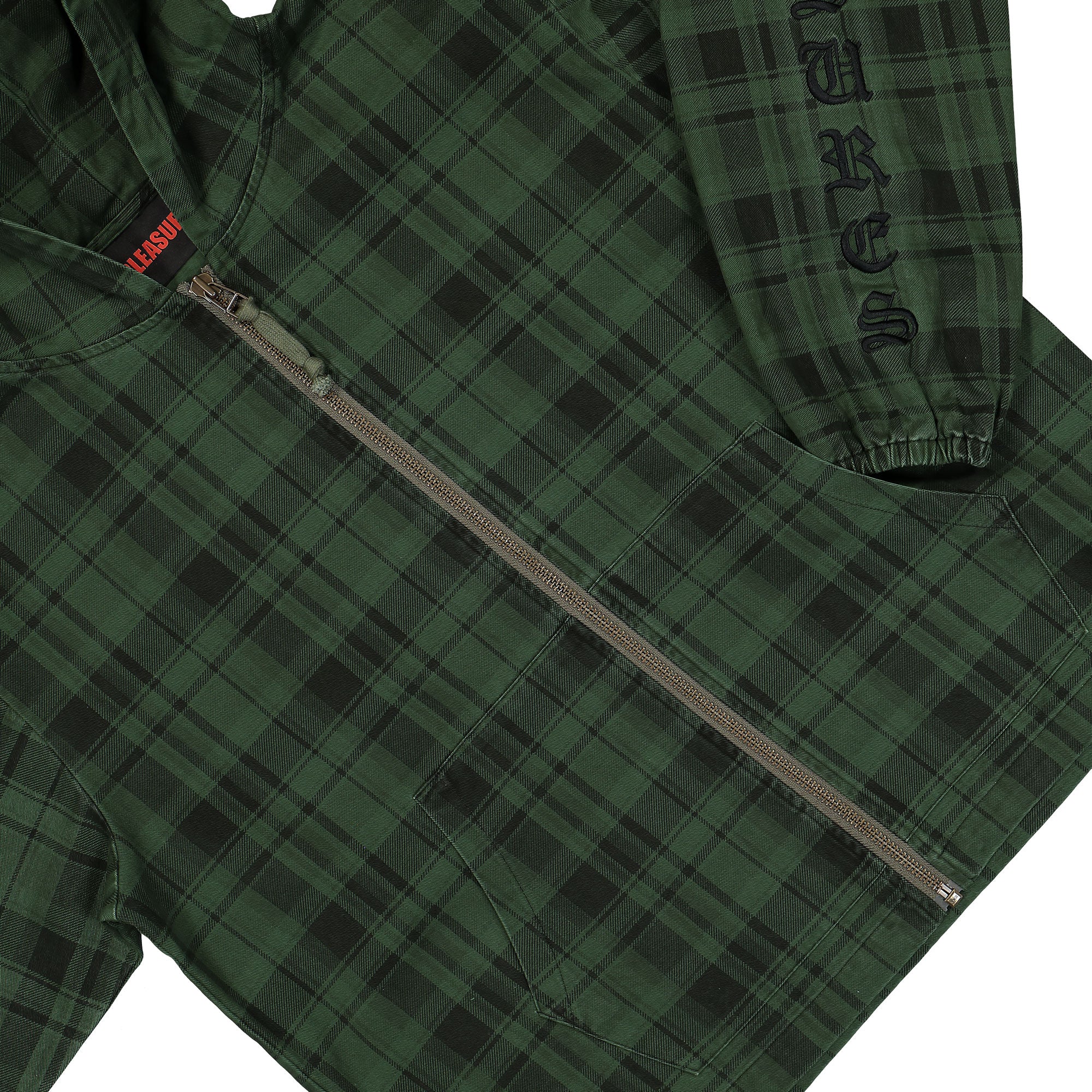 Dedicate Plaid Zip Poncho - Image 7