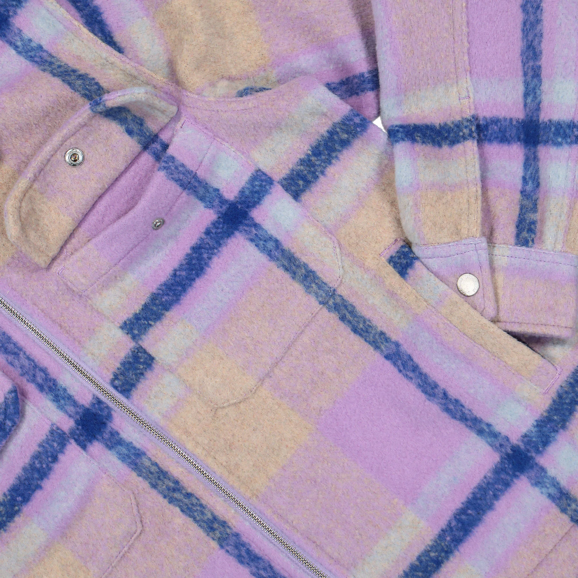 Folklore Plaid Work Jacket - Image 4