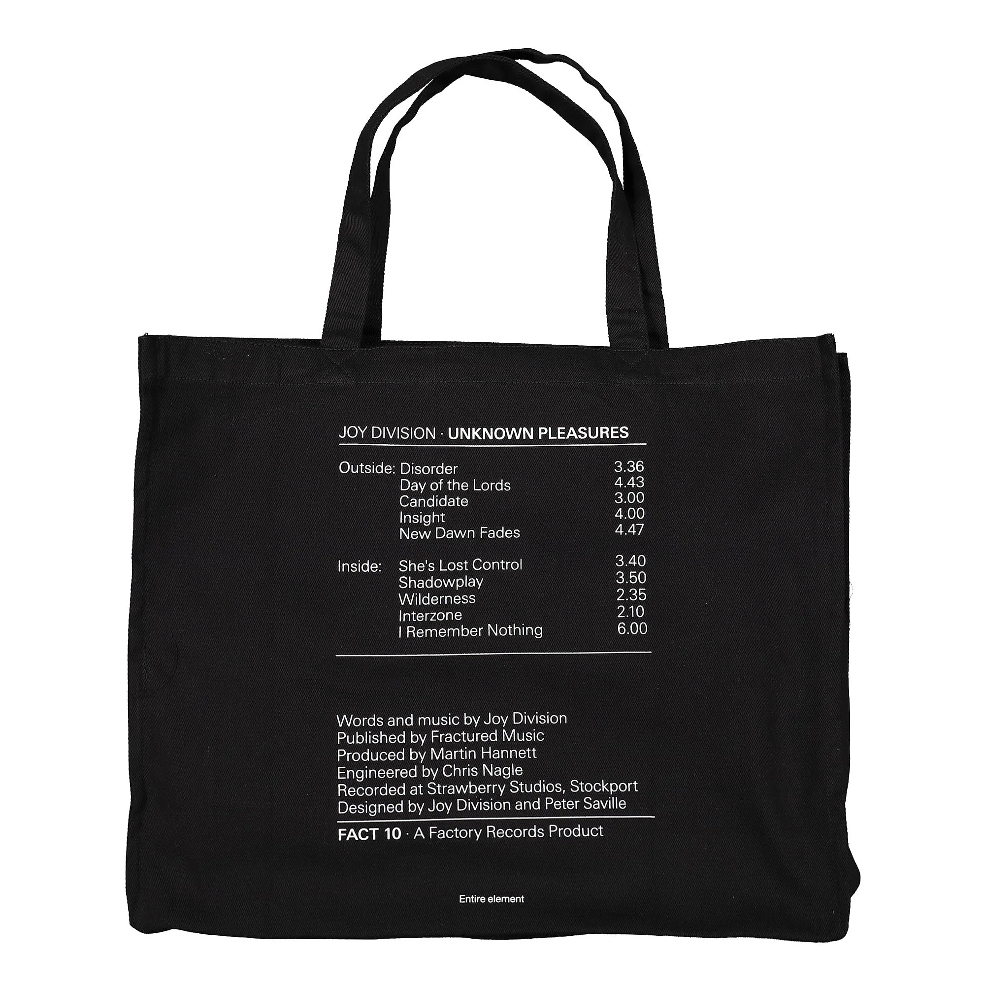 Joy Division x Pleasures Wilderness Heavyweight Tote Bag - Image 2