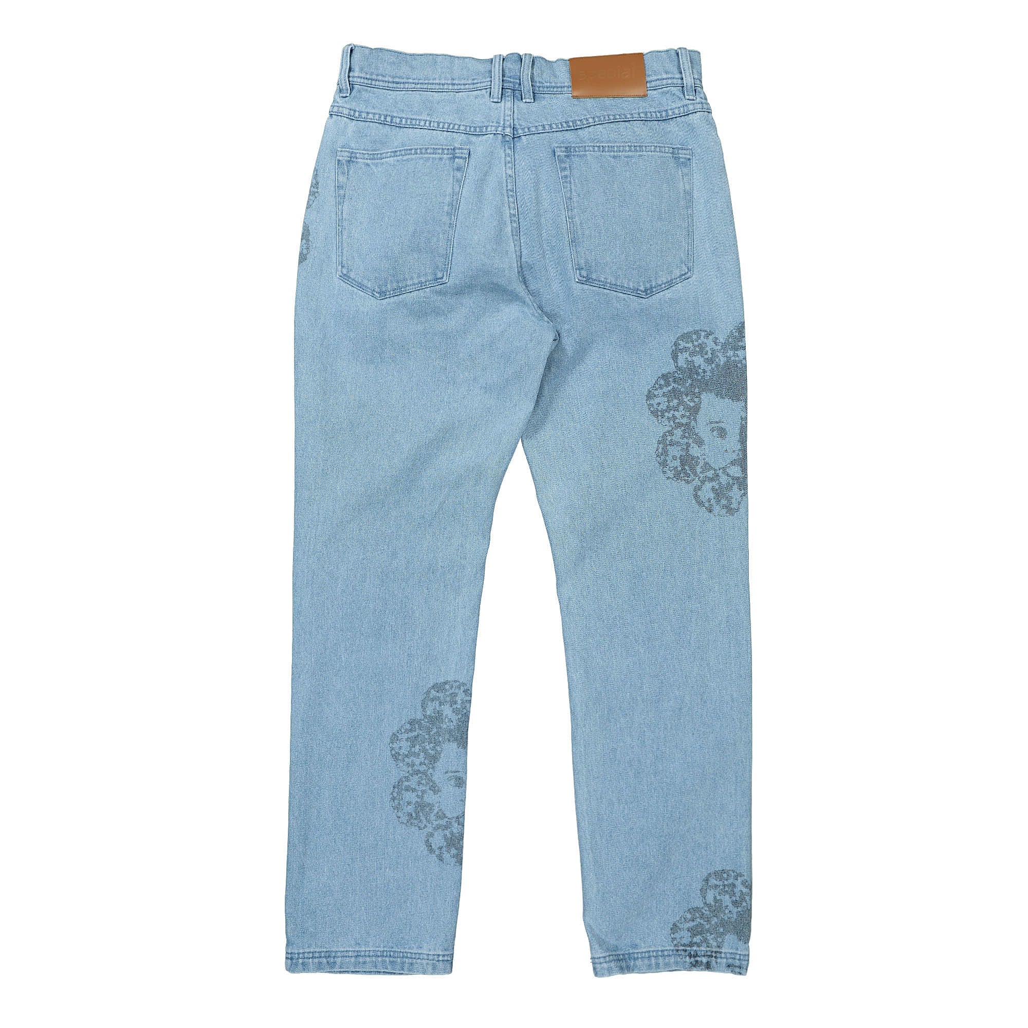 Special Printed Denim Pant - Image 2