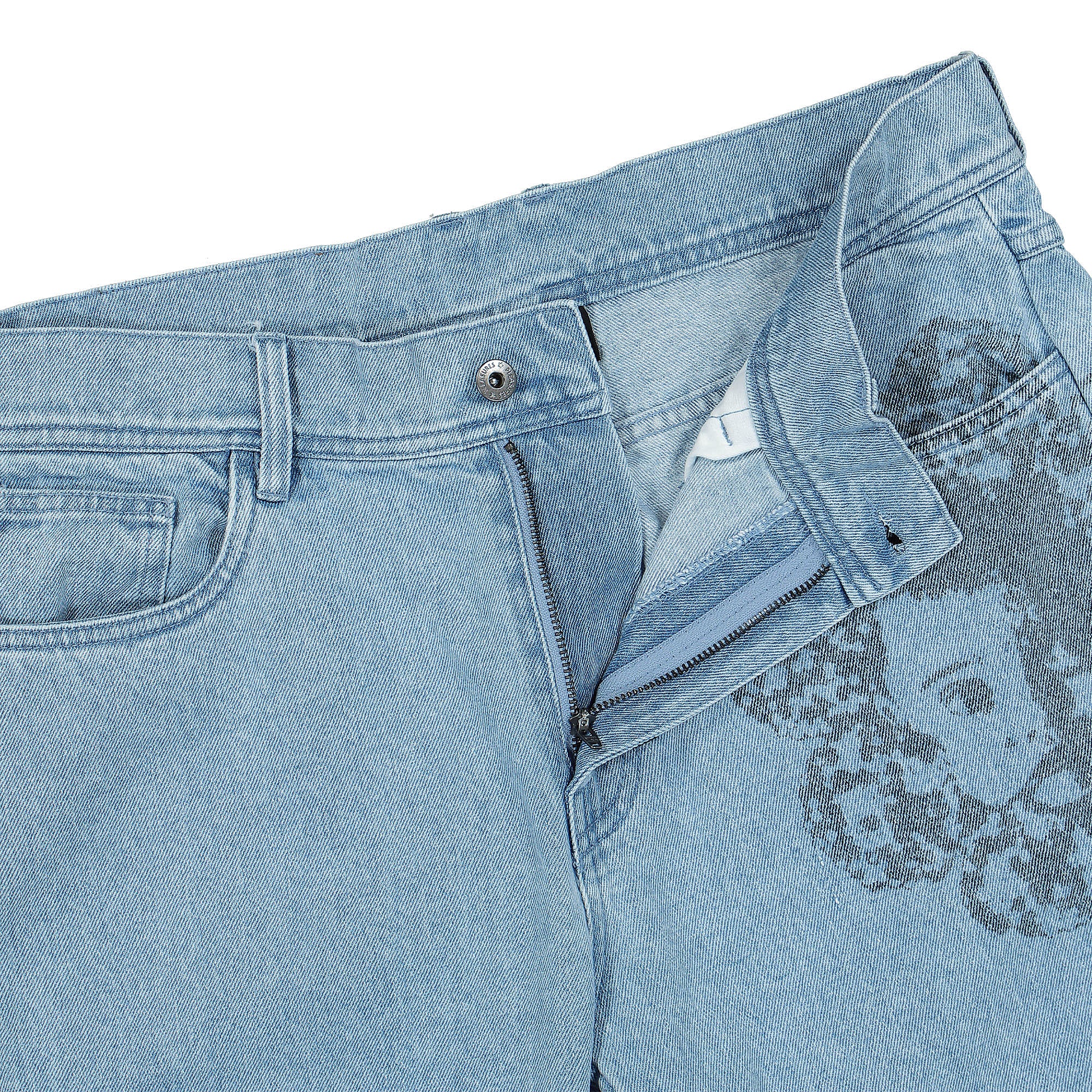 Special Printed Denim Pant - Image 4