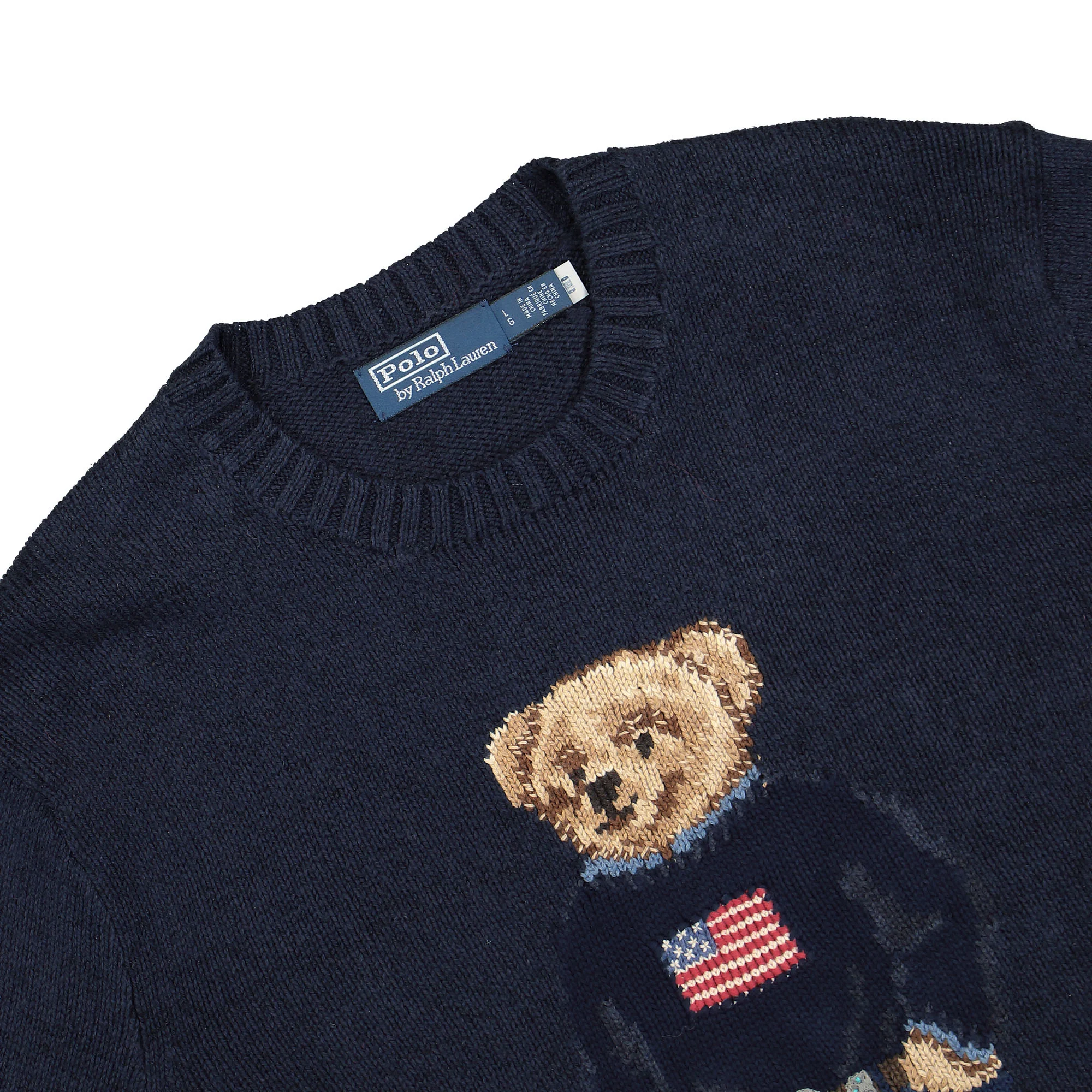 Long Sleeve Polo Bear Sweater - Image 3