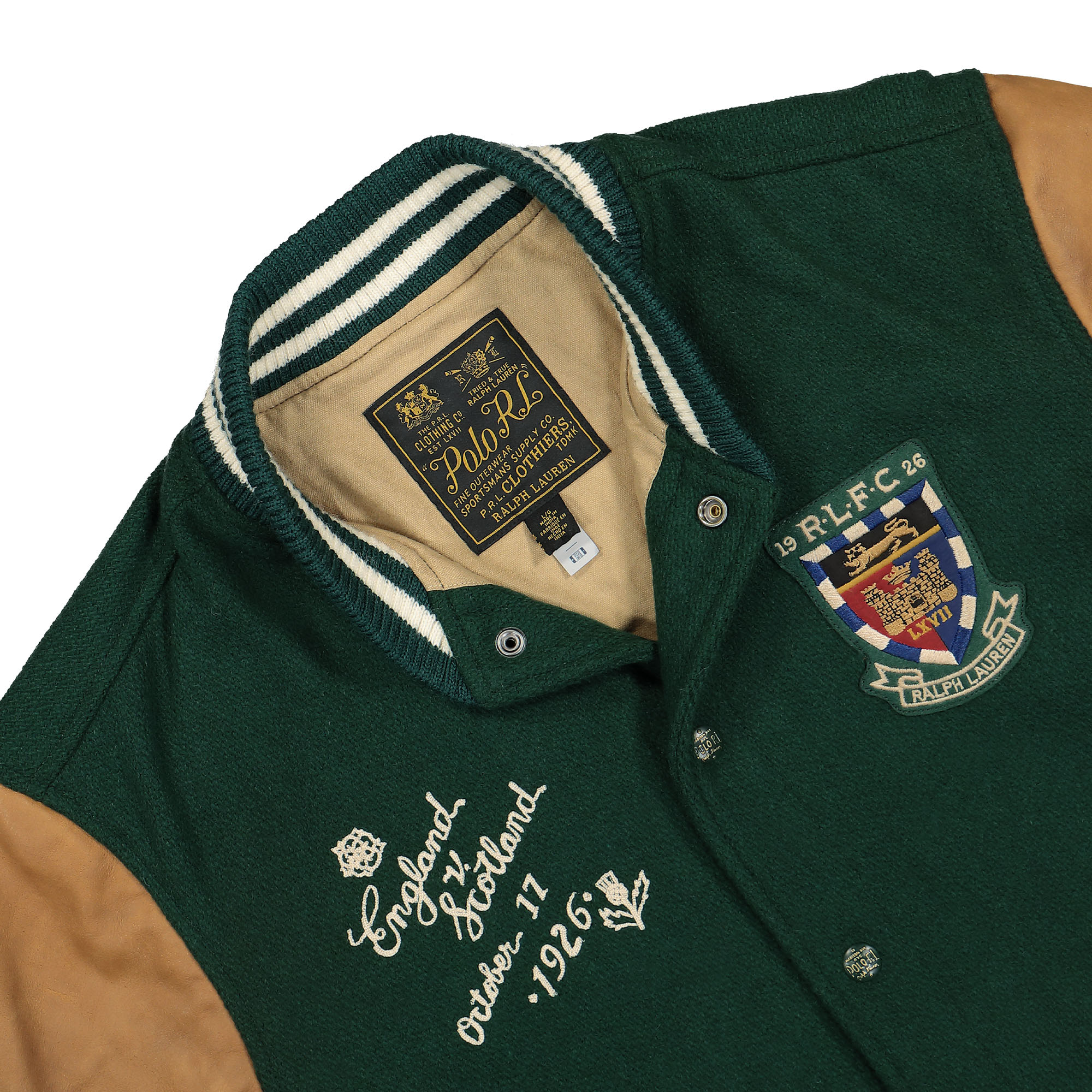 Varsity Lined Bomber Jacket - Image 2