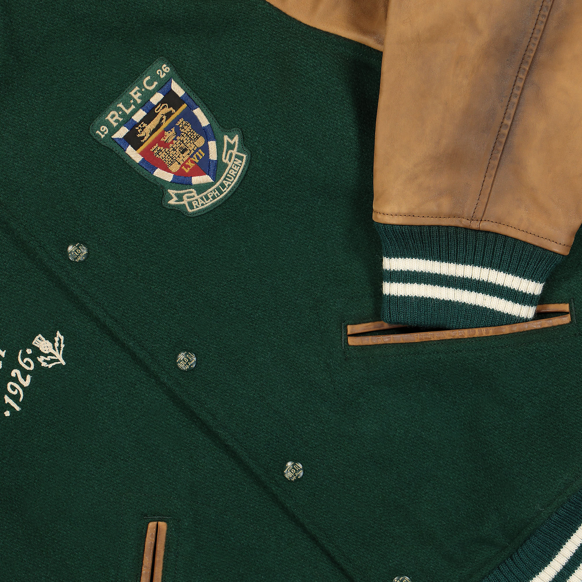 Varsity Lined Bomber Jacket - Image 4