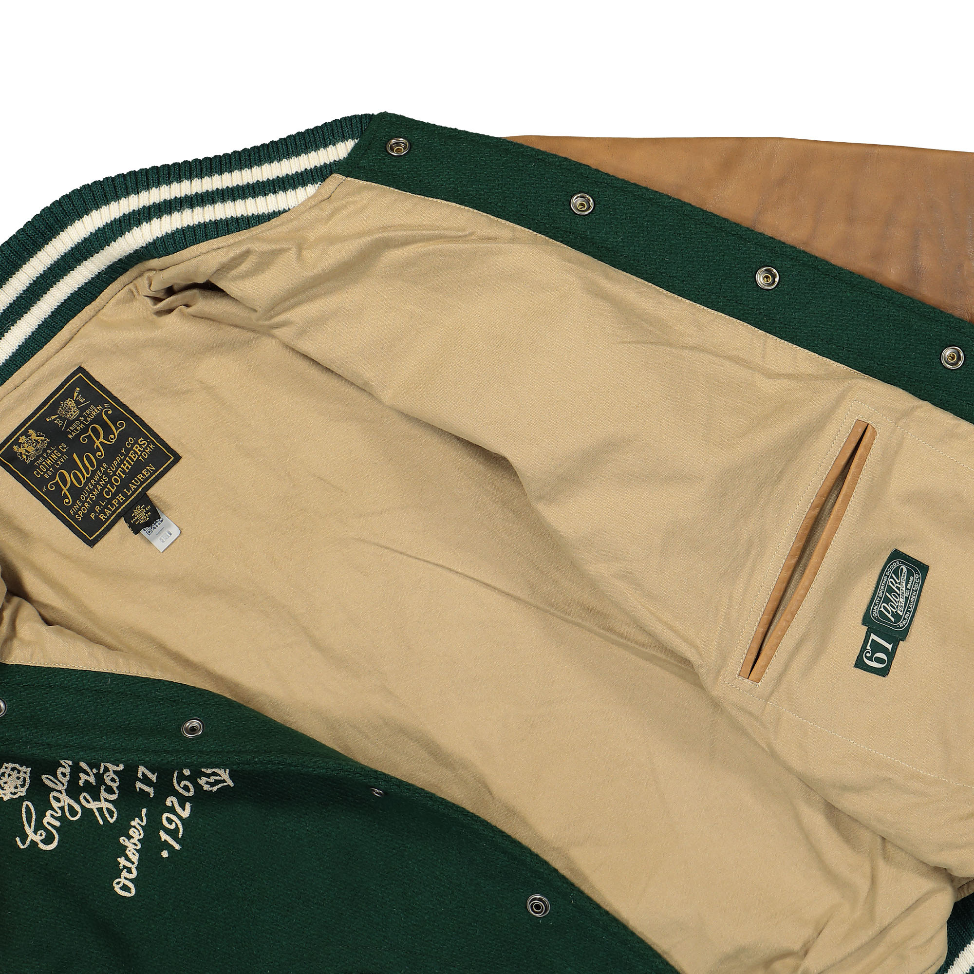 Varsity Lined Bomber Jacket - Image 5