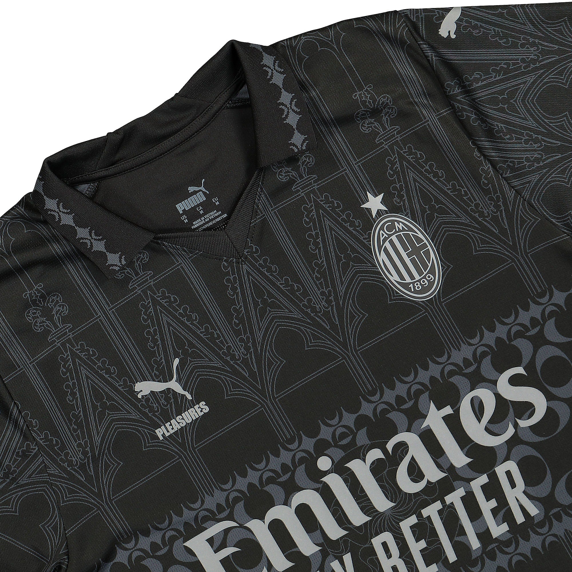 AC Milan x PLEASURES x Puma Replica Jersey - Image 3