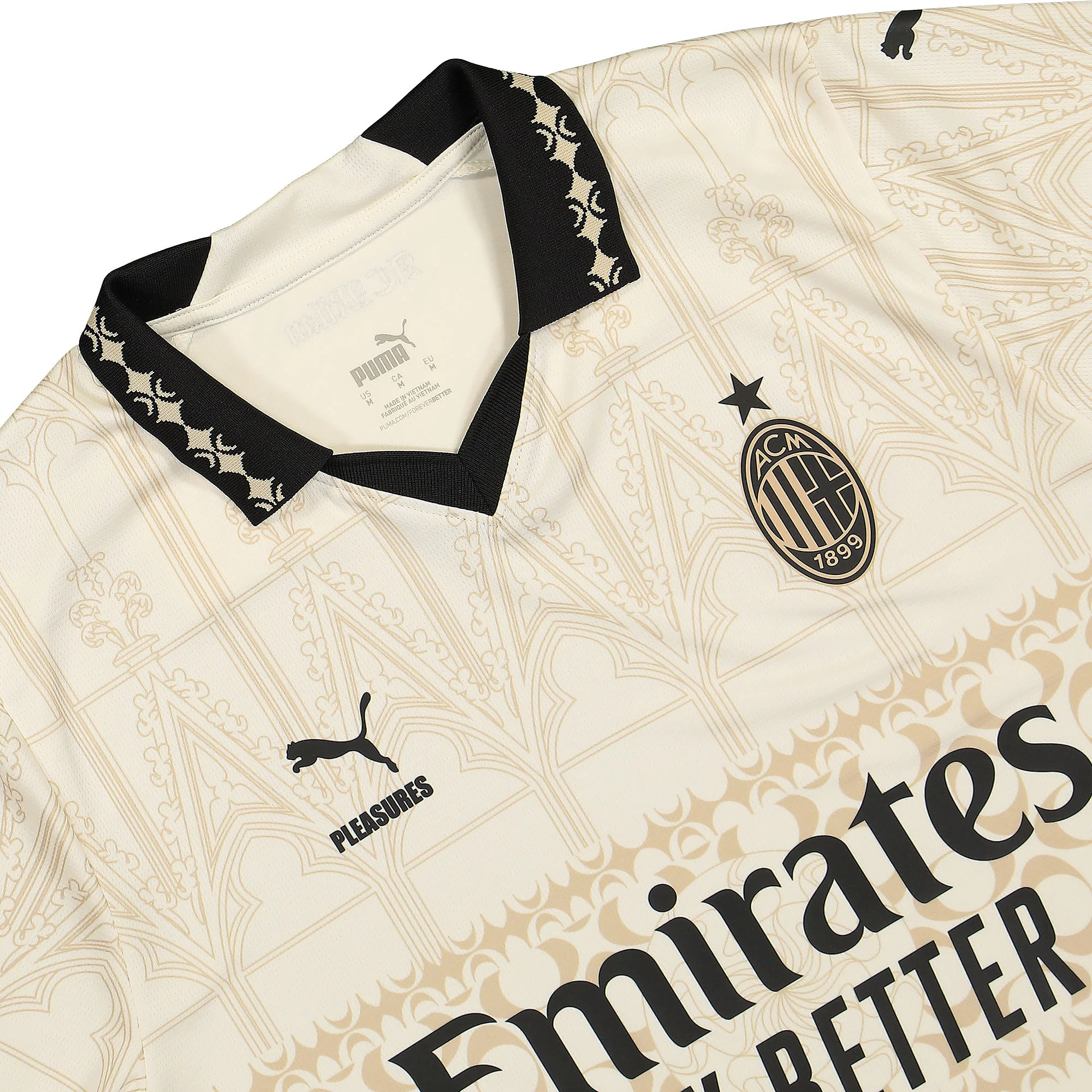 AC Milan x PLEASURES x Puma Replica Jersey - Image 3