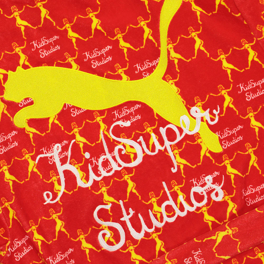 Kidsuper Studios x Puma All Over Print Bathrobe - Image 5