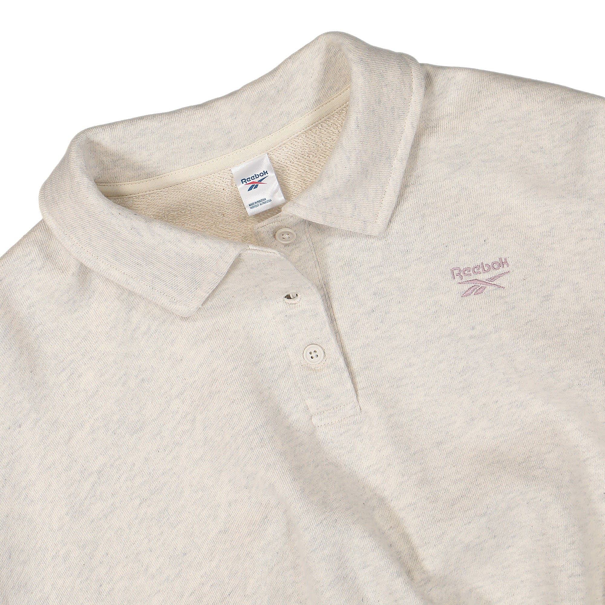 Wmns Classics French Terry Collared Sweatshirt - Image 3