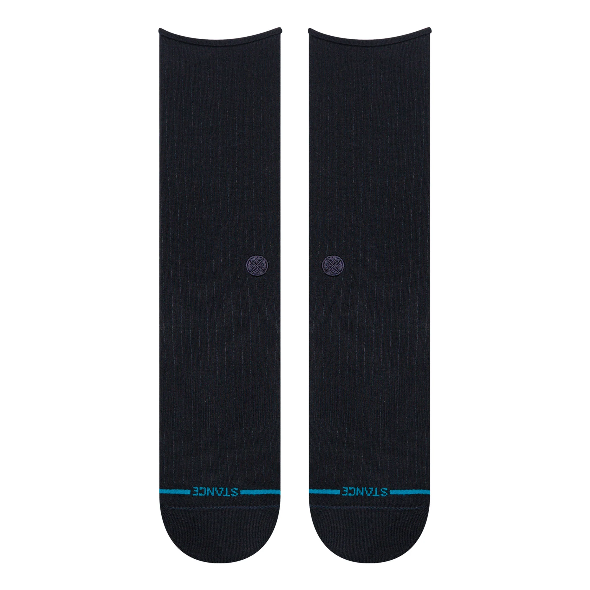 Rolled Solid Crew Socks - Image 3