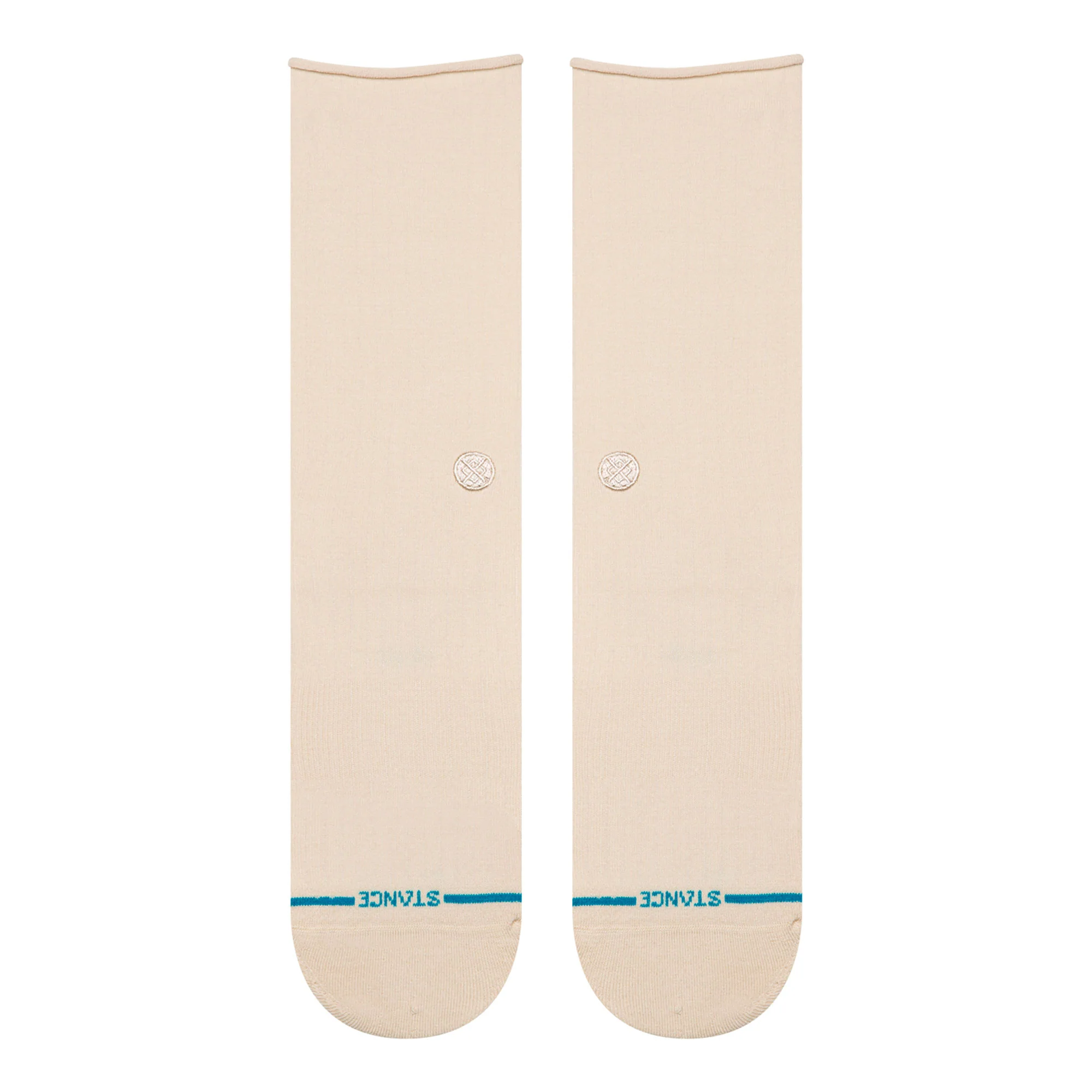 Rolled Solid Crew Socks - Image 3