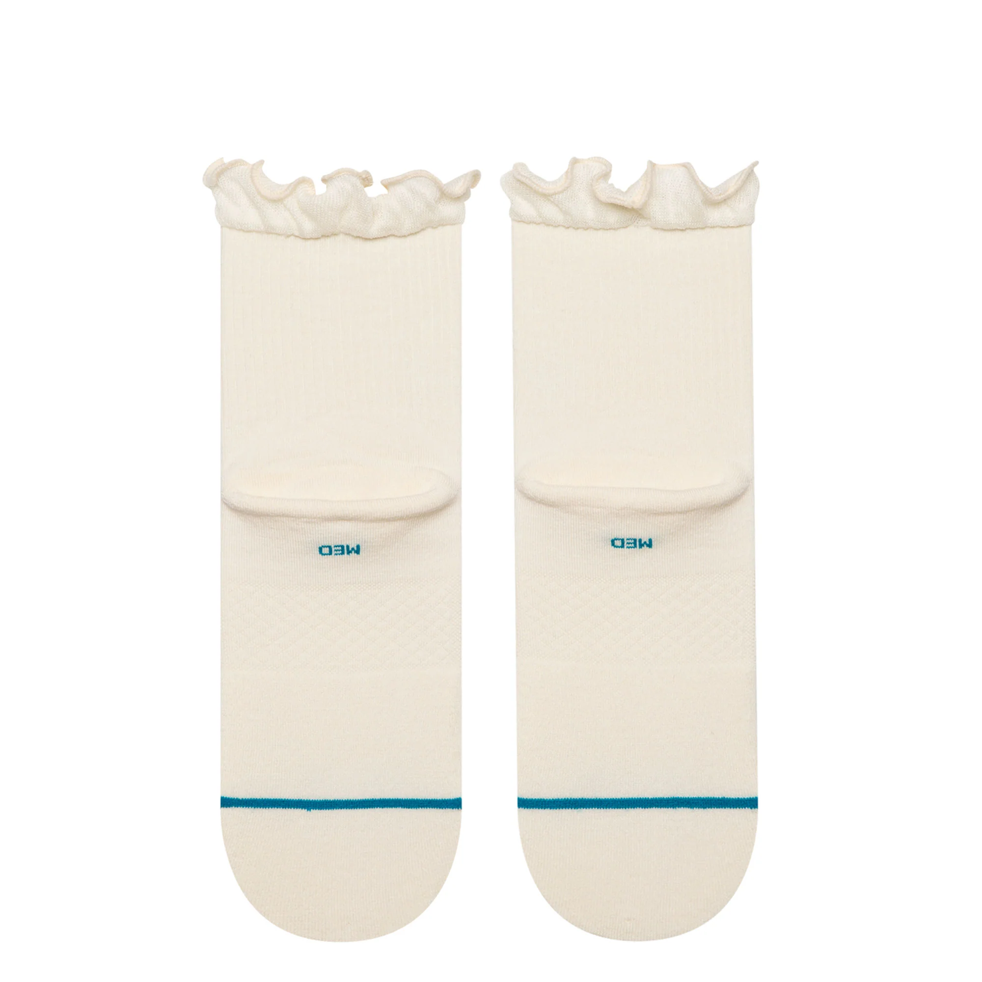 Wmns Ruffle Icon Quarter Socks - Image 2