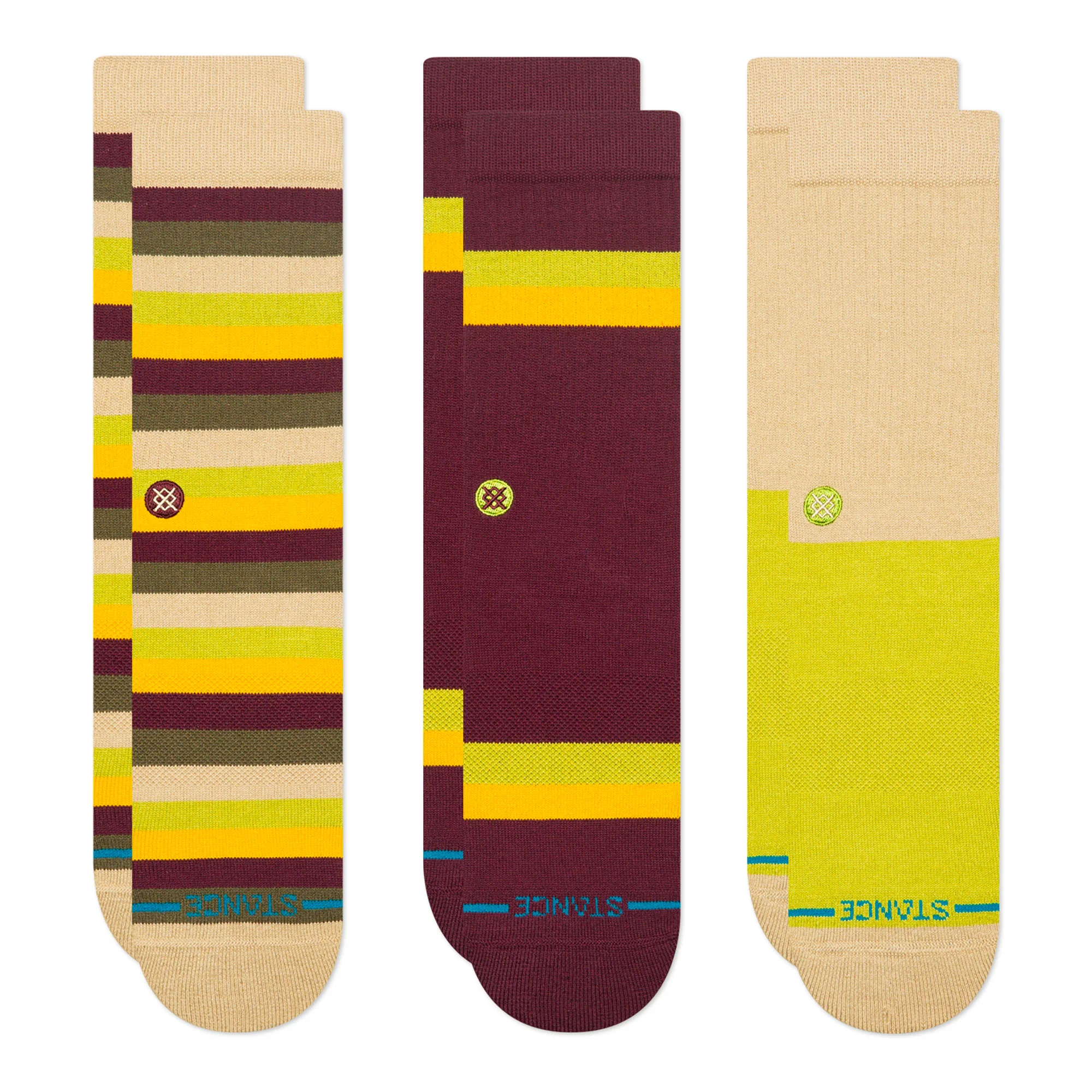 Upstate Crew 3 Pack Socks