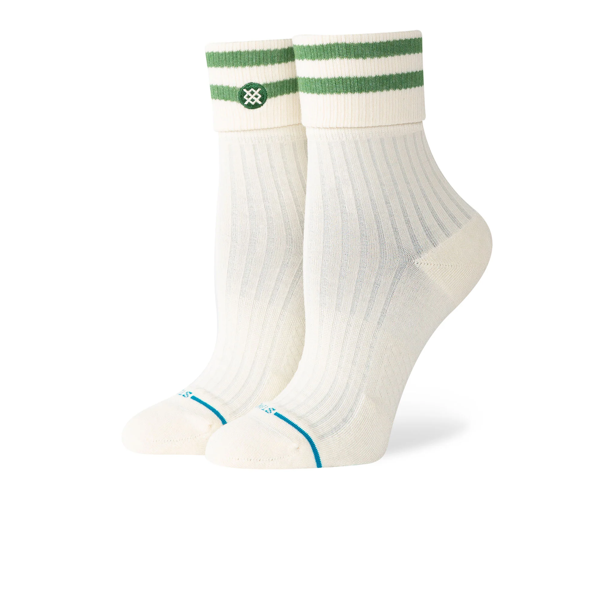 Wmns Roll Cuff Quarter Socks