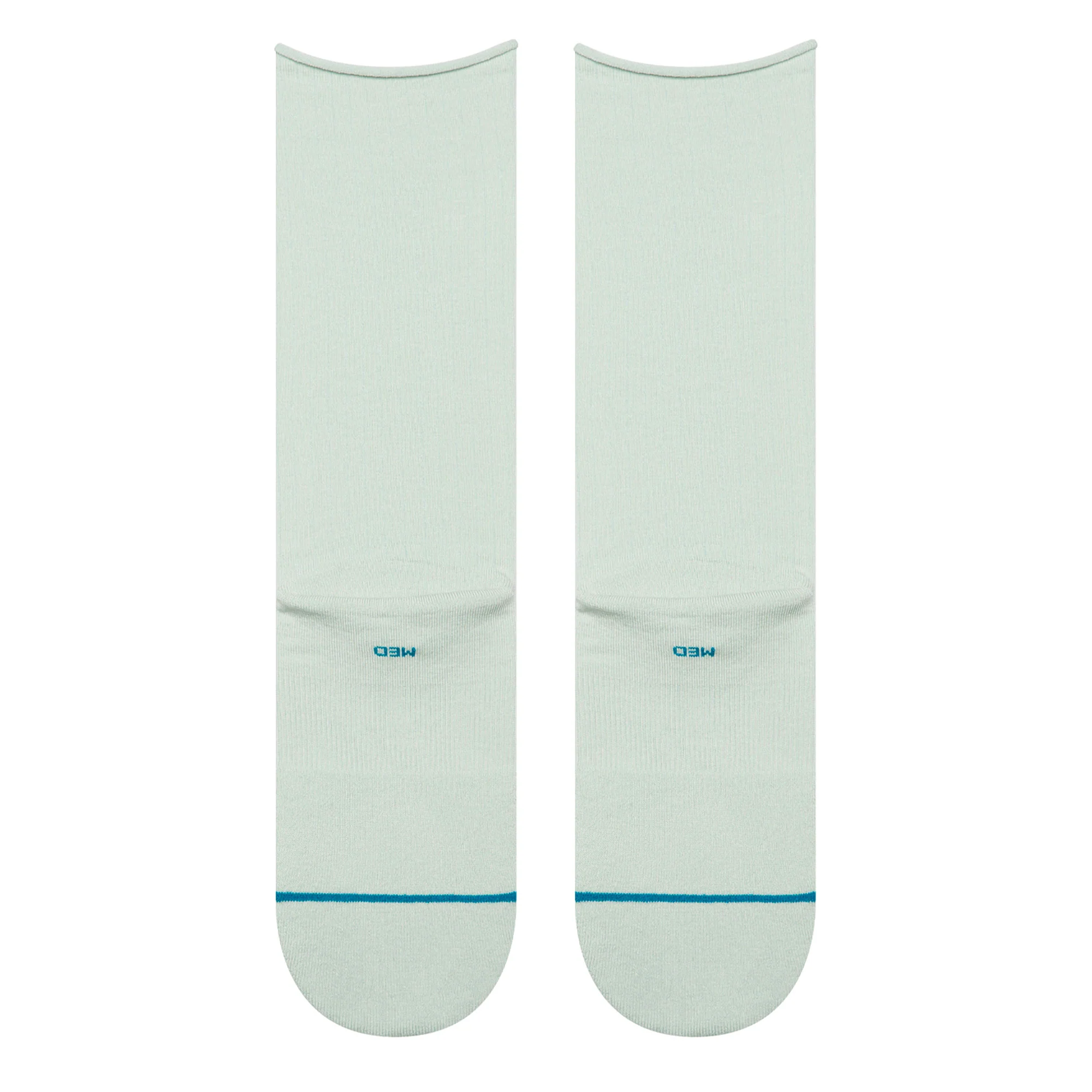 Wmns Rolled Solid Crew Socks - Image 2