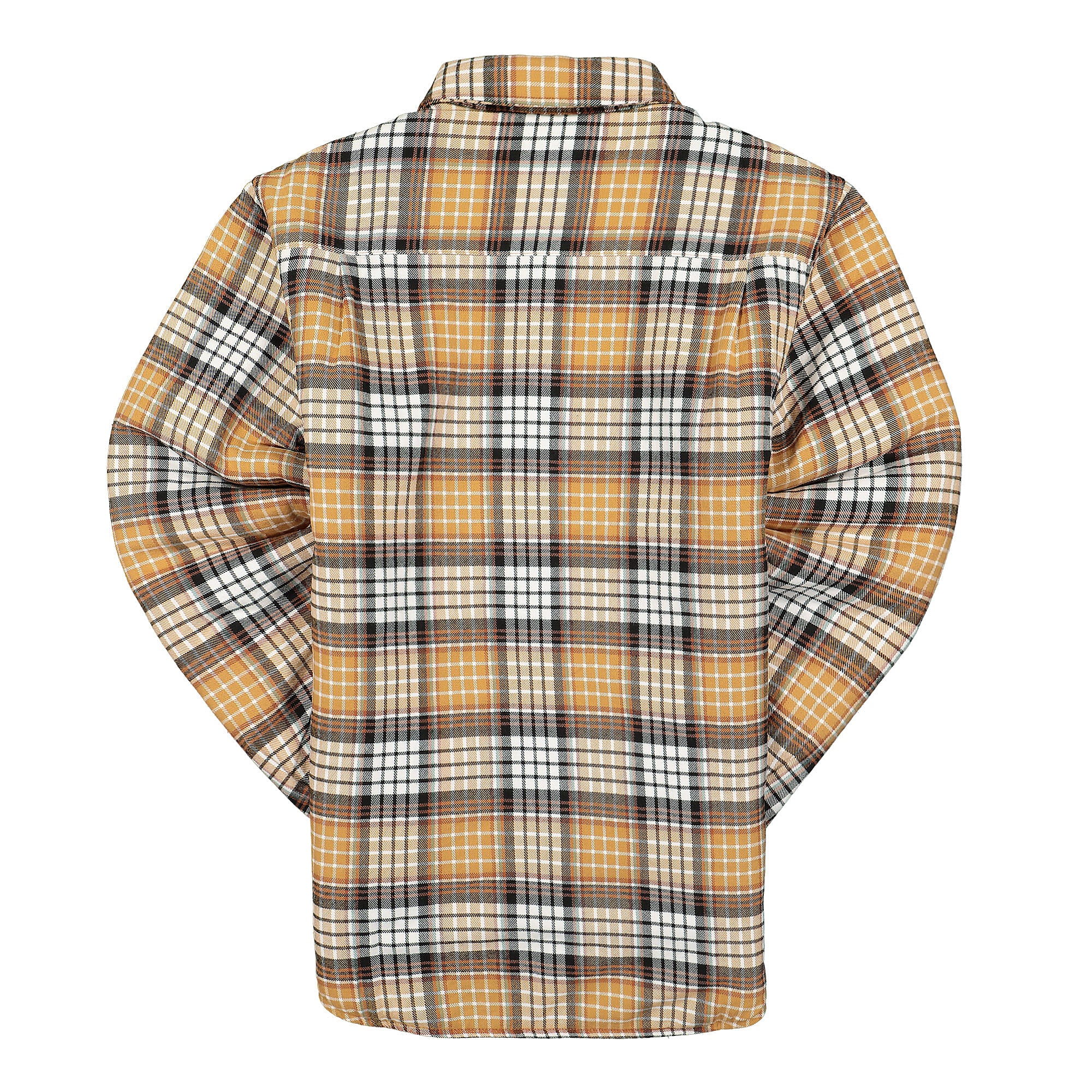 Quilted Lined Plaid Shirt - Image 2