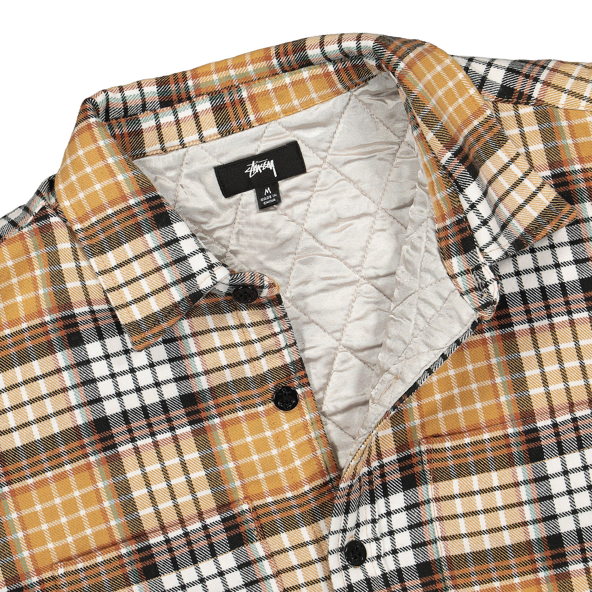 Quilted Lined Plaid Shirt - Image 3