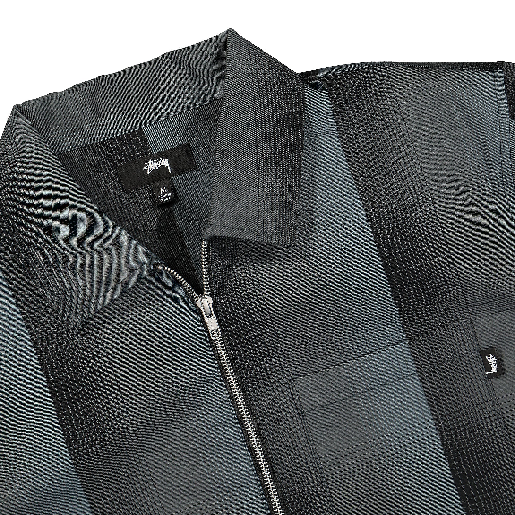 Shadow Plaid Zip Shirt - Image 3