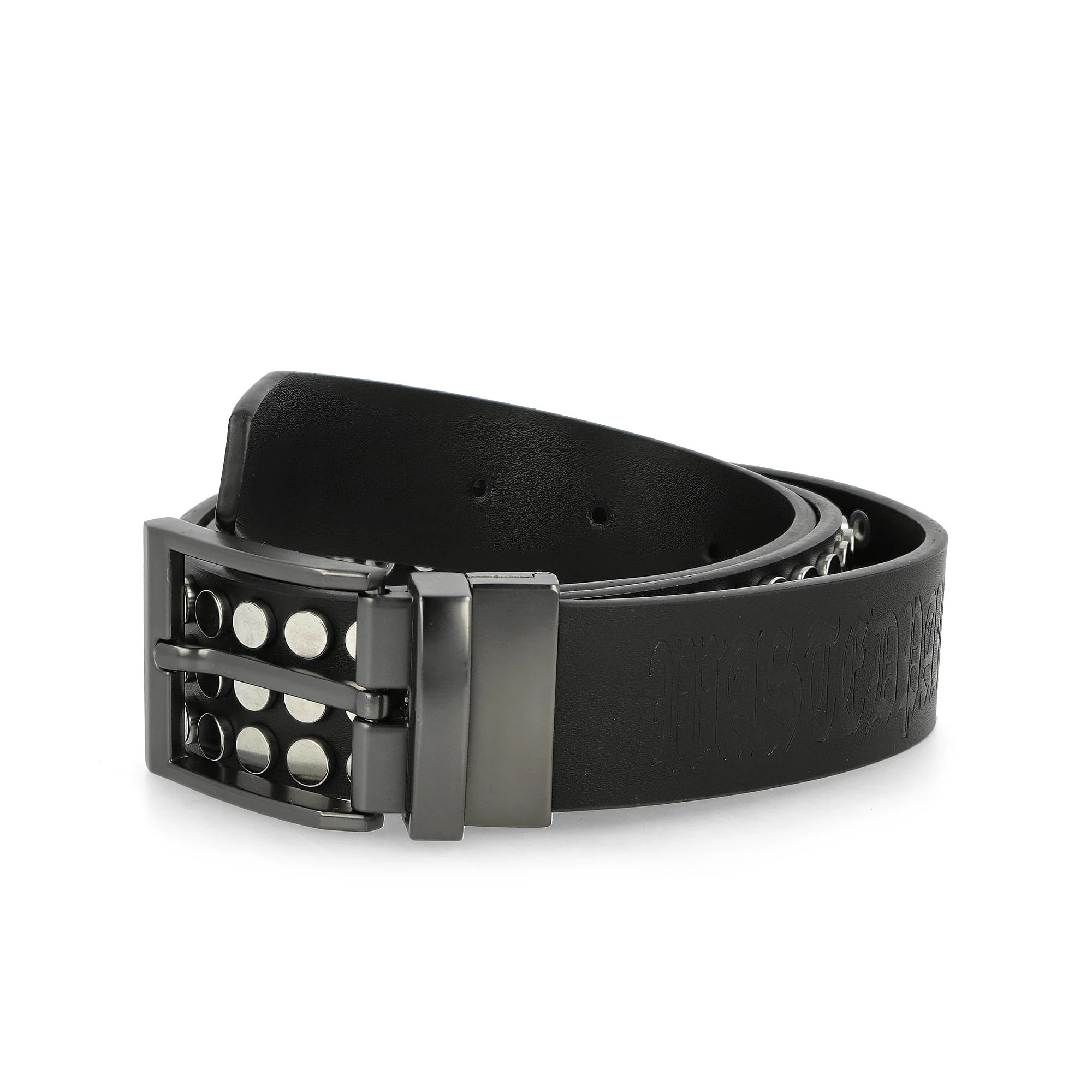 Iron Studs Leather Belt - Image 4